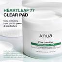 Anua Heartleaf 77 Toner Pads 70 Count - Daily Exfoliating Toner Pad for Sensitive Skin 3