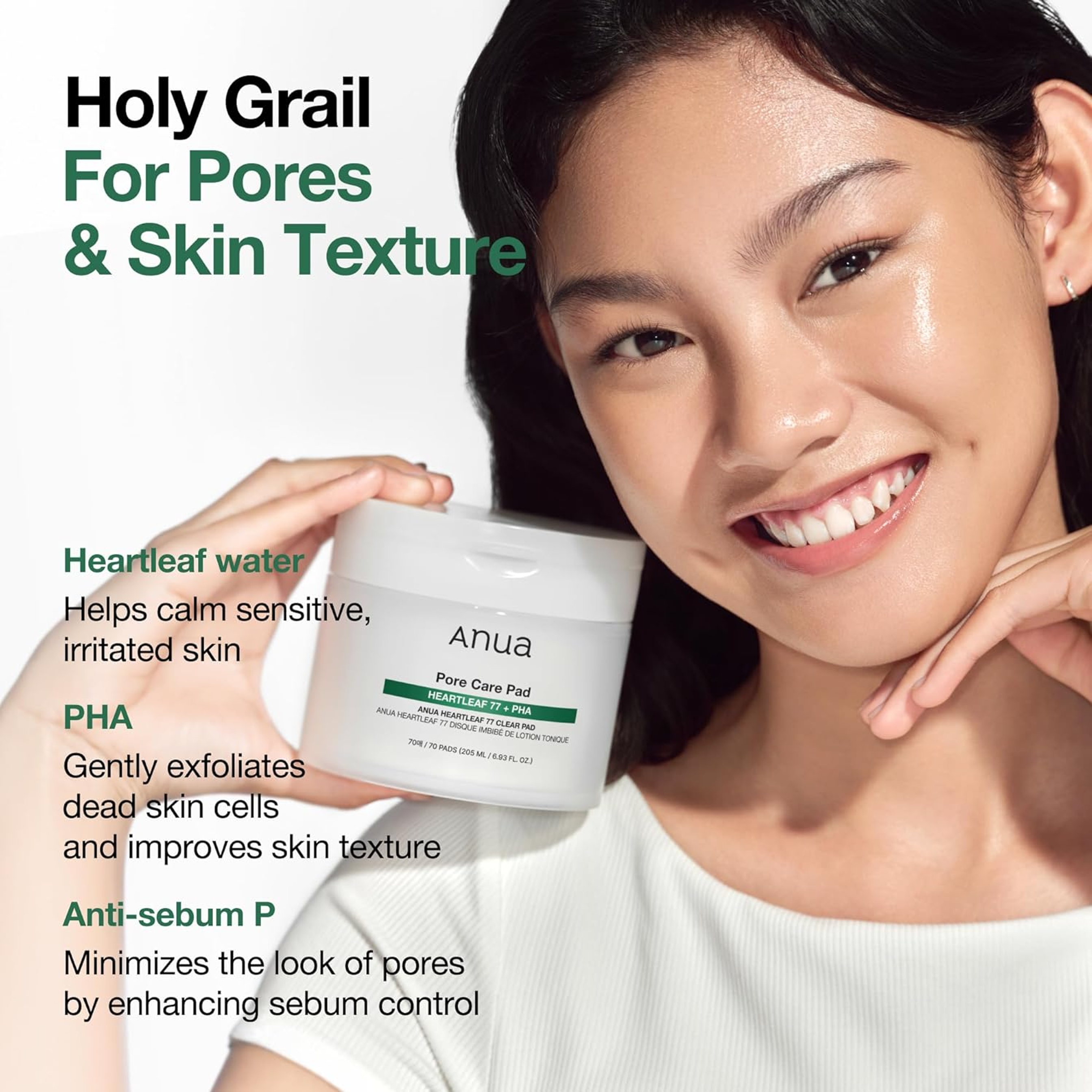 Anua Heartleaf 77 Toner Pads 70 Count - Daily Exfoliating Toner Pad for Sensitive Skin 4