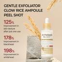 Dr.Melaxin Peel Shot Glow White Rice Peeling Ampoule 2.7 fl.oz - Brightening & Gentle Exfoliating Serum for Sebum Control 2