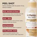 Dr.Melaxin Peel Shot Glow White Rice Peeling Ampoule 2.7 fl.oz - Brightening & Gentle Exfoliating Serum for Sebum Control 5