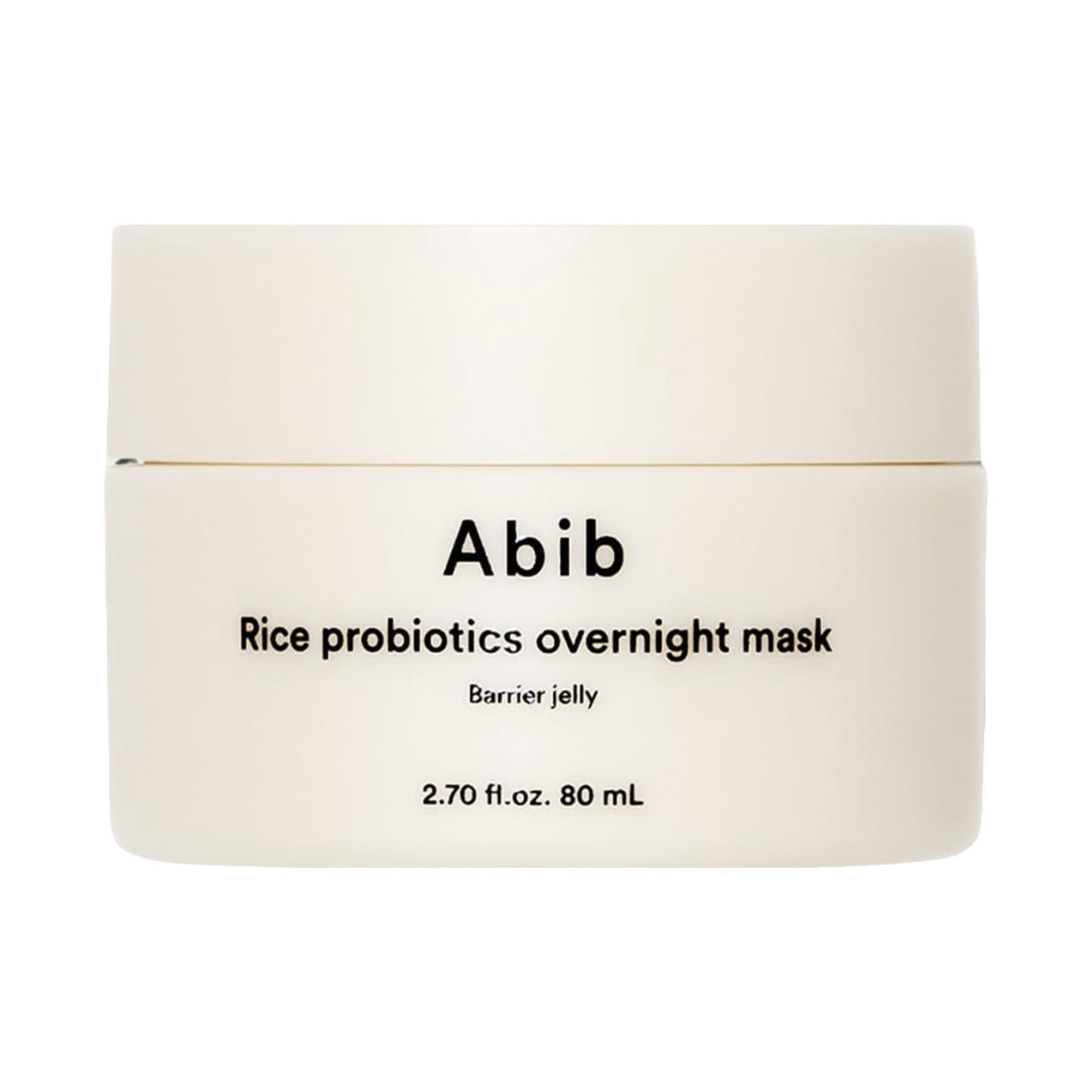 Abib Rice Probiotics Overnight Face Mask Barrier Jelly 2.7 fl.oz - Sleeping Mask for Glass Skin 1