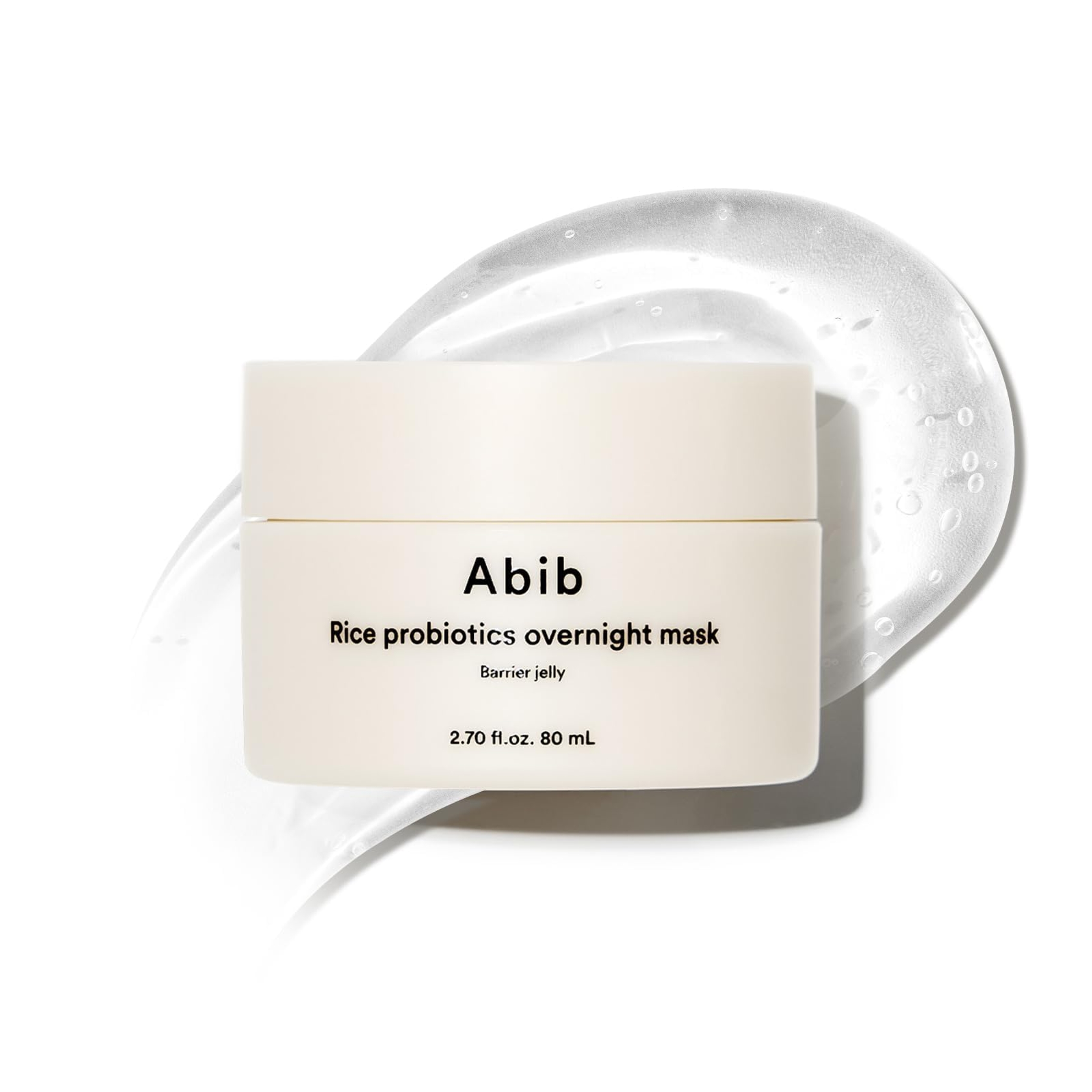 Abib Rice Probiotics Overnight Face Mask Barrier Jelly 2.7 fl.oz - Sleeping Mask for Glass Skin 1