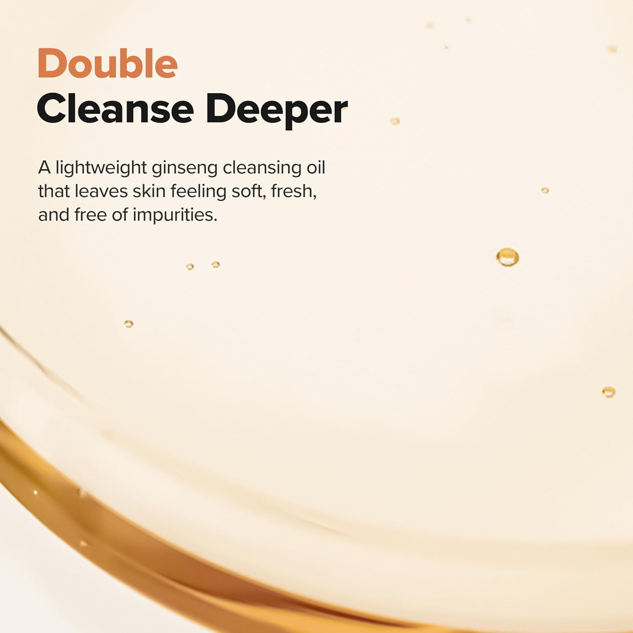 Beauty Of Joseon Ginseng Cleansing Oil 7.1 fl.oz - Waterproof Makeup Remover for Sensitive, Acne-Prone Skin 3