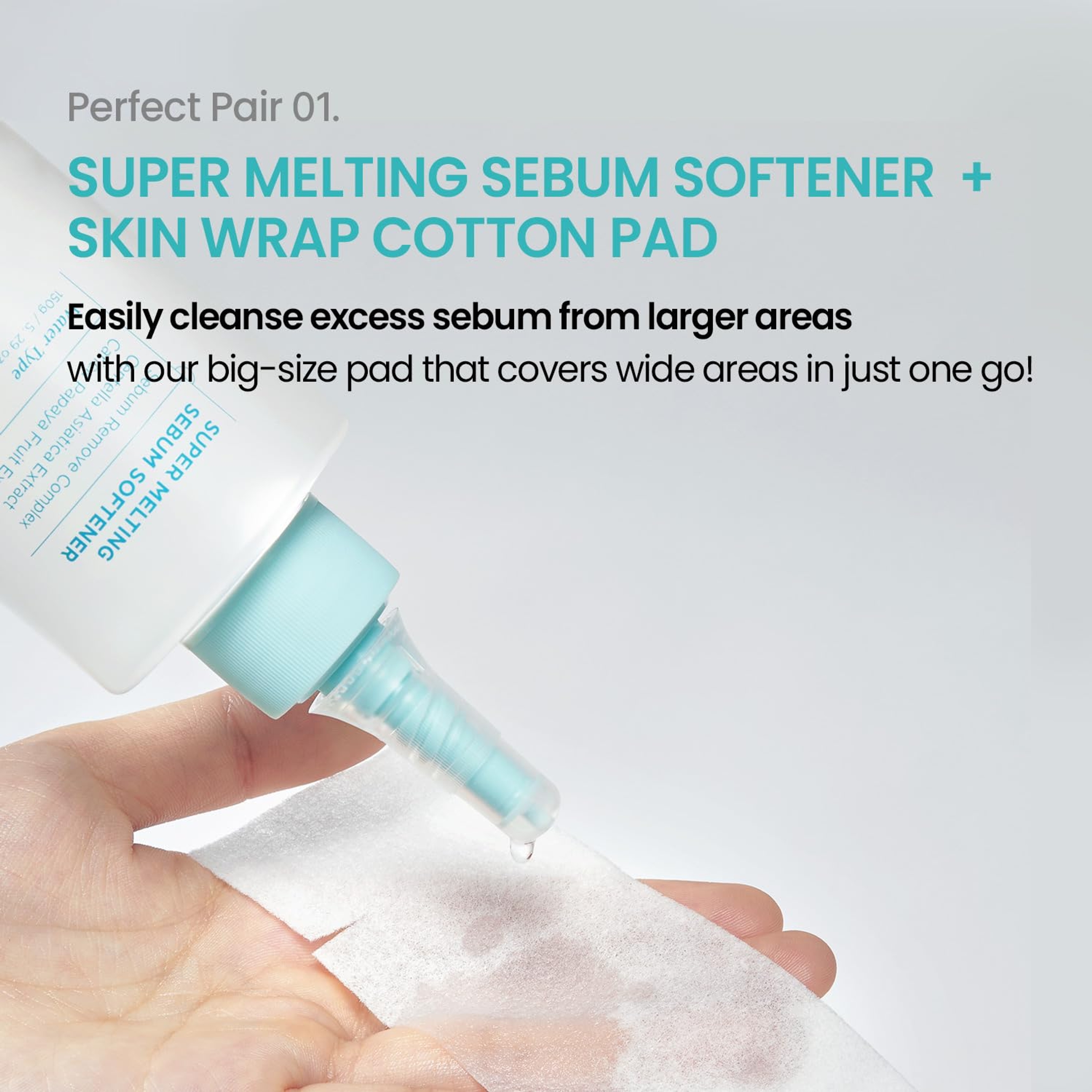 ilso Super Melting Sebum Softener - Melts Away Blackheads & Sebum 5.29 fl.oz with 40 Skin Wrap Cotton Pads included 5