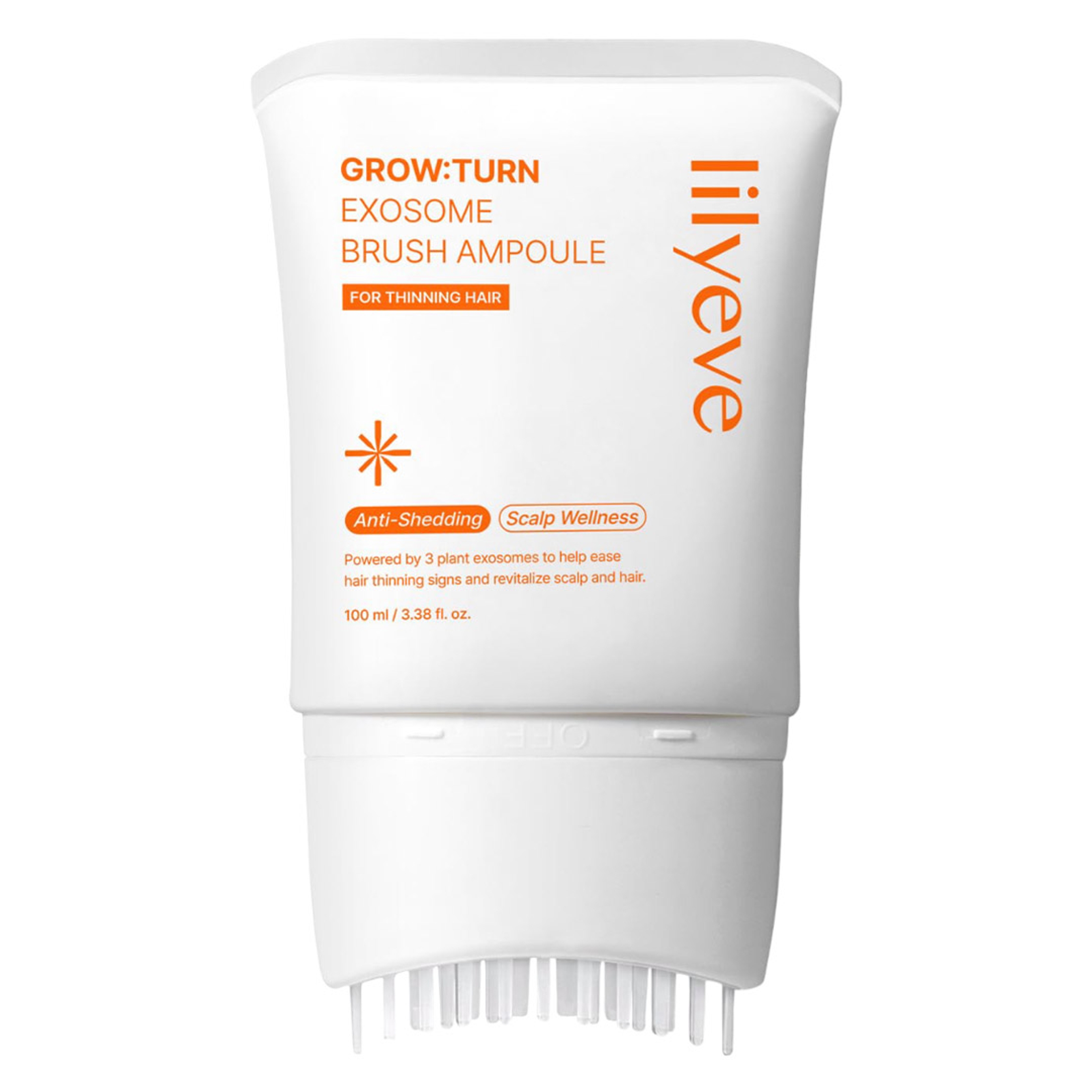 Lilyeve Growturn Hair Growth Serum 3.38 fl.oz with Built-in Brush - Heartleaf-Derived Exosomes to Revitalize 1