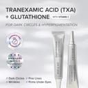 Mary & May TXA + Glutathione Eye Cream 1.01 fl.oz - Fragrance-Free Under Eye Cream for Dark Circles & Uneven Tone 2