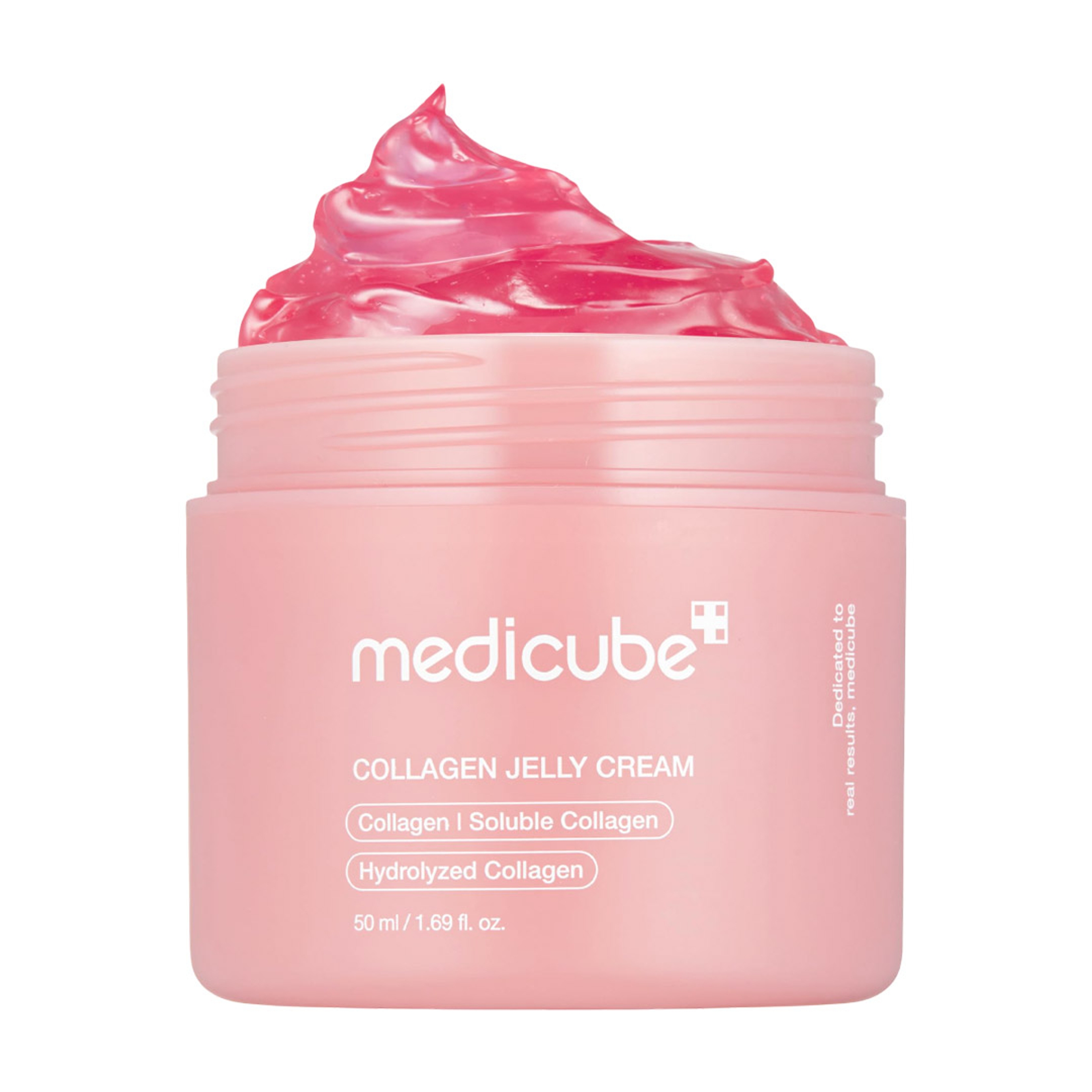 Medicube Collagen Jelly Cream 1.69 fl.oz - Freeze-Dried Hydrolyzed Collagen for Skin Barrier Hydration & 24H Glow 1