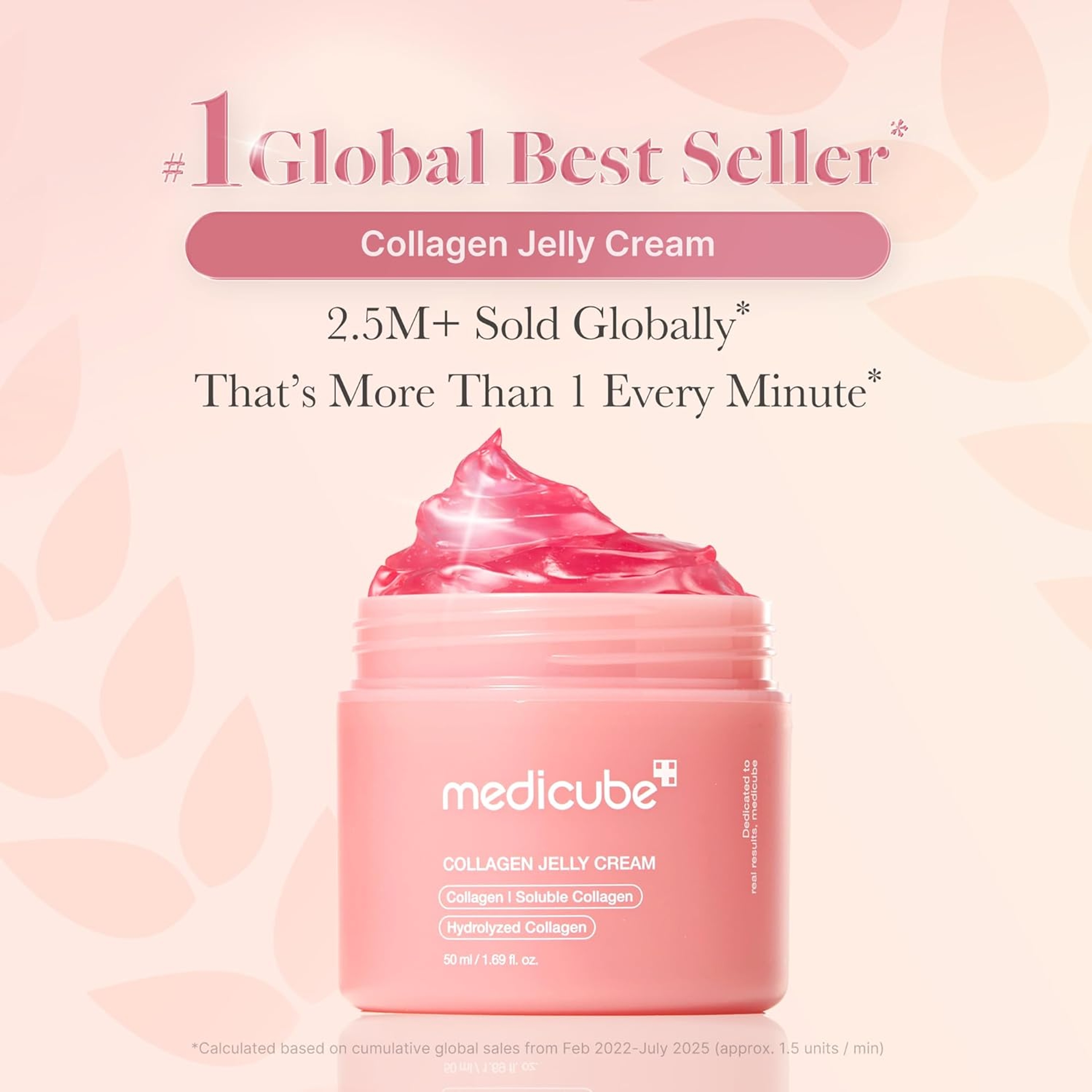 Medicube Collagen Jelly Cream 1.69 fl.oz - Freeze-Dried Hydrolyzed Collagen for Skin Barrier Hydration & 24H Glow 2