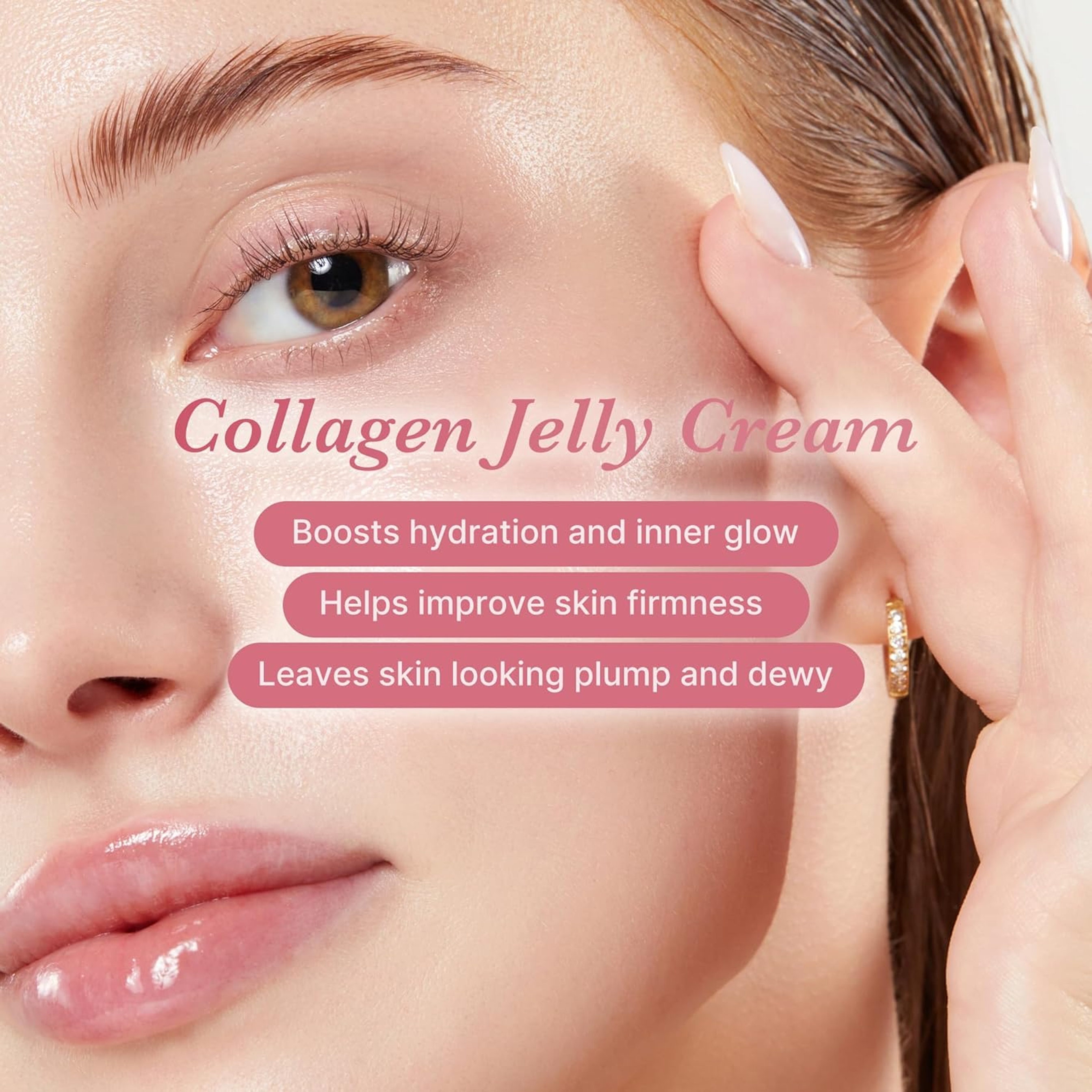 Medicube Collagen Jelly Cream 1.69 fl.oz - Freeze-Dried Hydrolyzed Collagen for Skin Barrier Hydration & 24H Glow 7