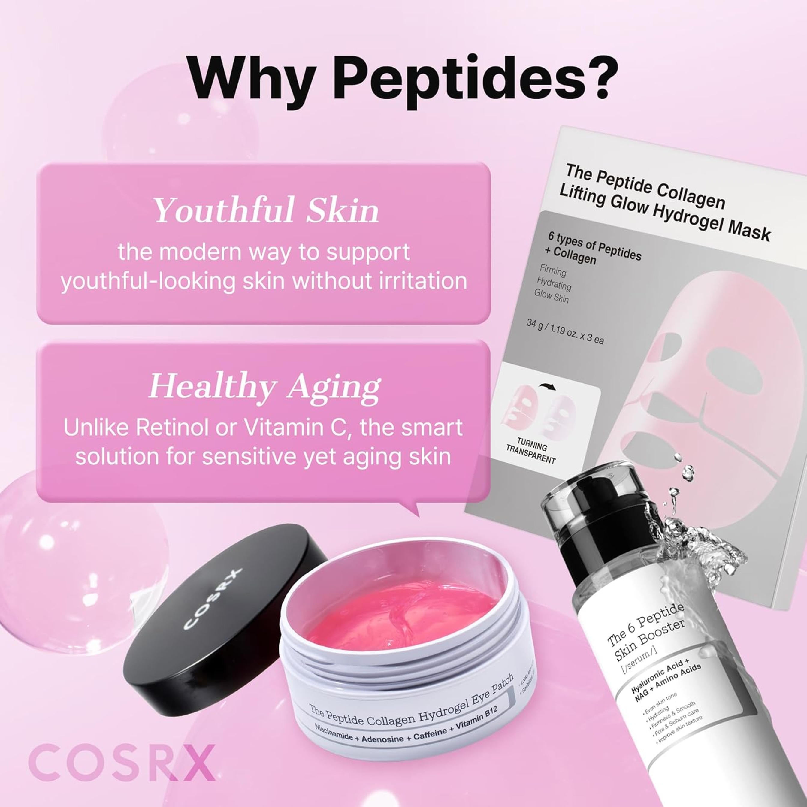 Cosrx The 6 Peptide Skin Booster Serum 5.07 fl.oz - Skin Renewal Boosting Essence for Dull & Uneven Skin 7