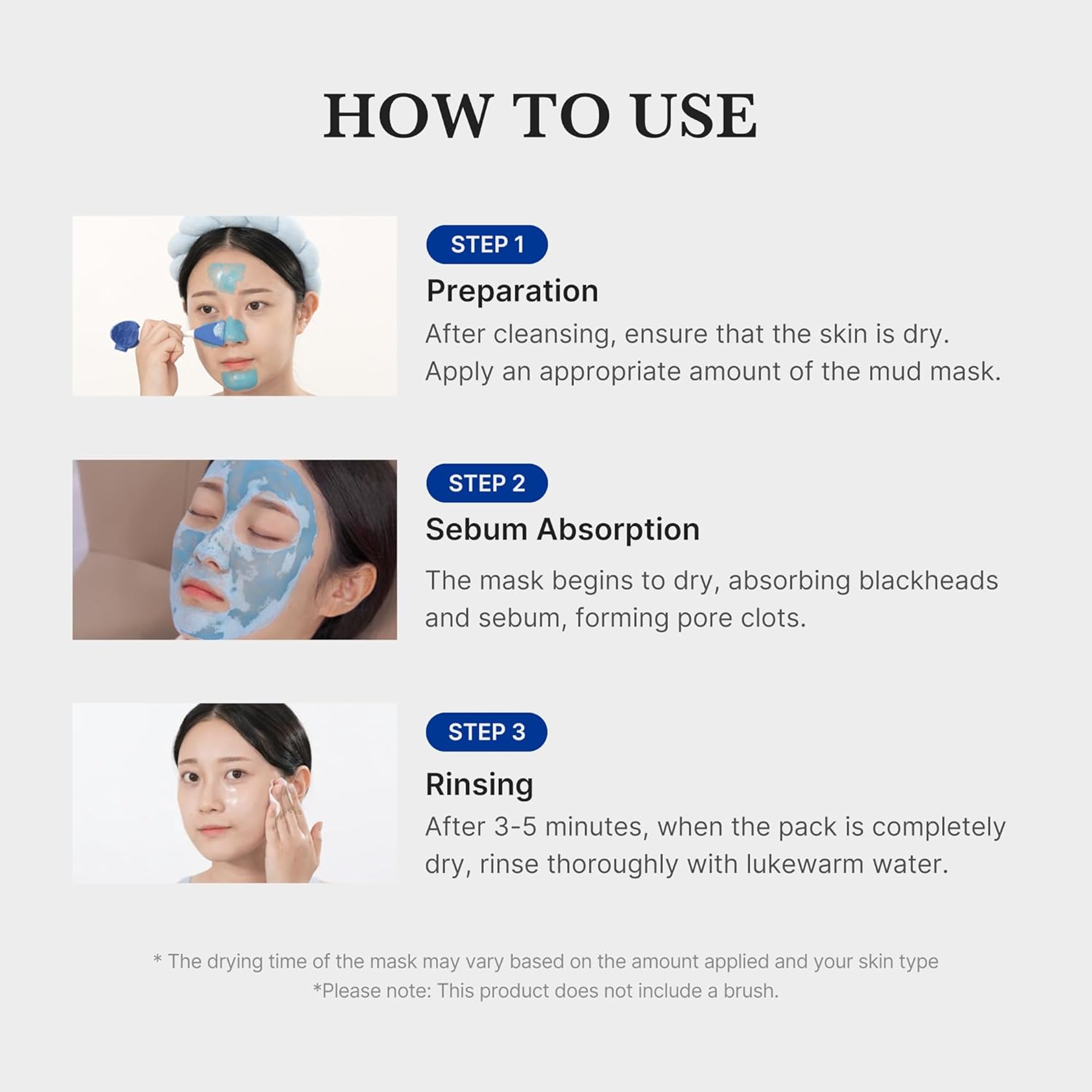 Medicube Zero Pore Blackhead Mud Mask 3.52 fl.oz - Skin Cooling & Pore Tightening 6