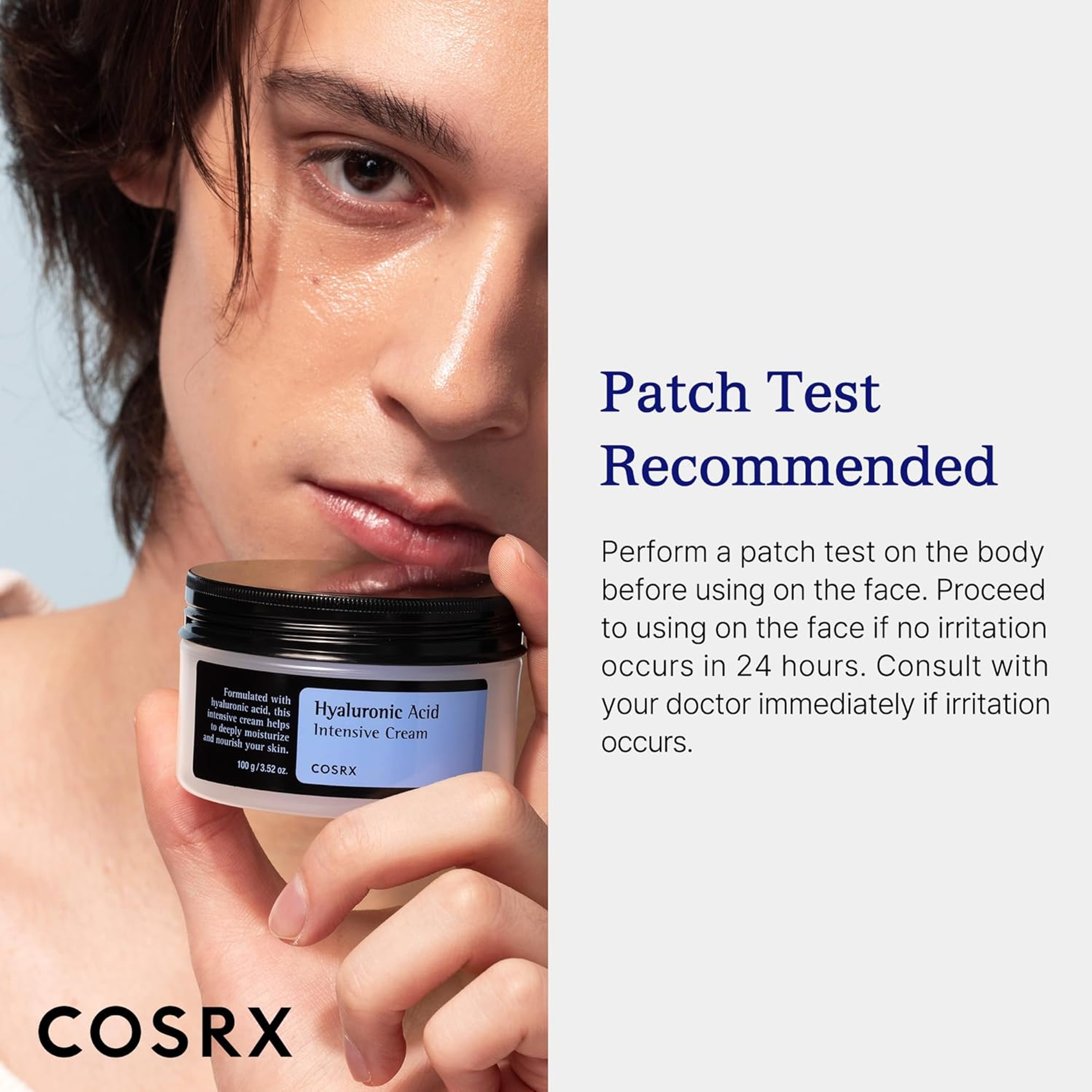 Cosrx Hyaluronic Acid Moisturizing Cream 3.52 oz - Lightweight, Daily Moisturizer for Sensitive Skin 4