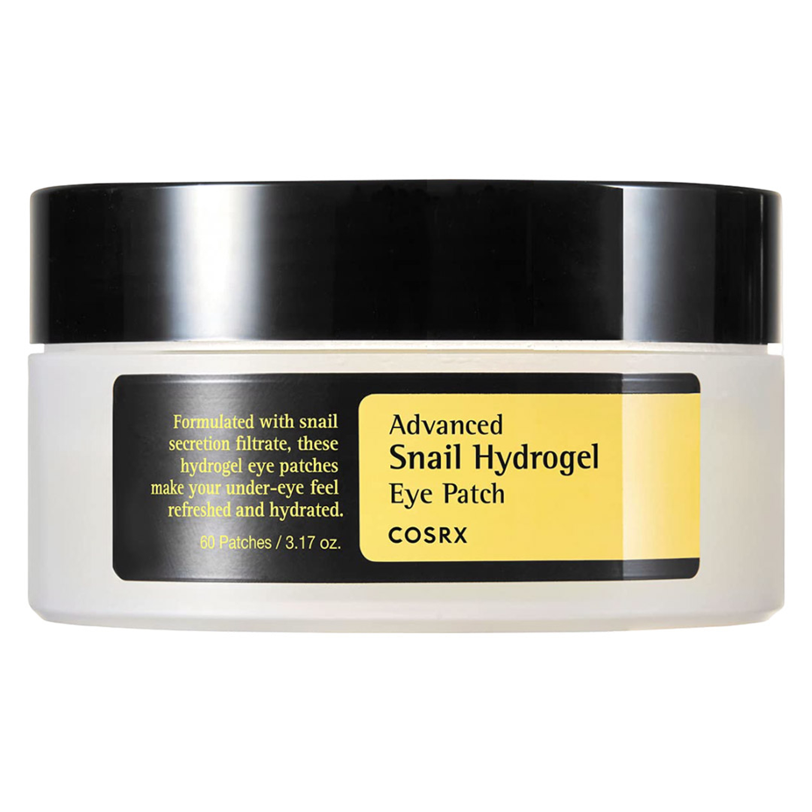 Cosrx Advanced Snail Mucin Hydrogel Eye Patch 60 Count - Hydrating Under Eye Patches for Fine Lines 1