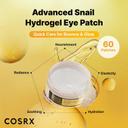 Cosrx Advanced Snail Mucin Hydrogel Eye Patch 60 Count - Hydrating Under Eye Patches for Fine Lines 2