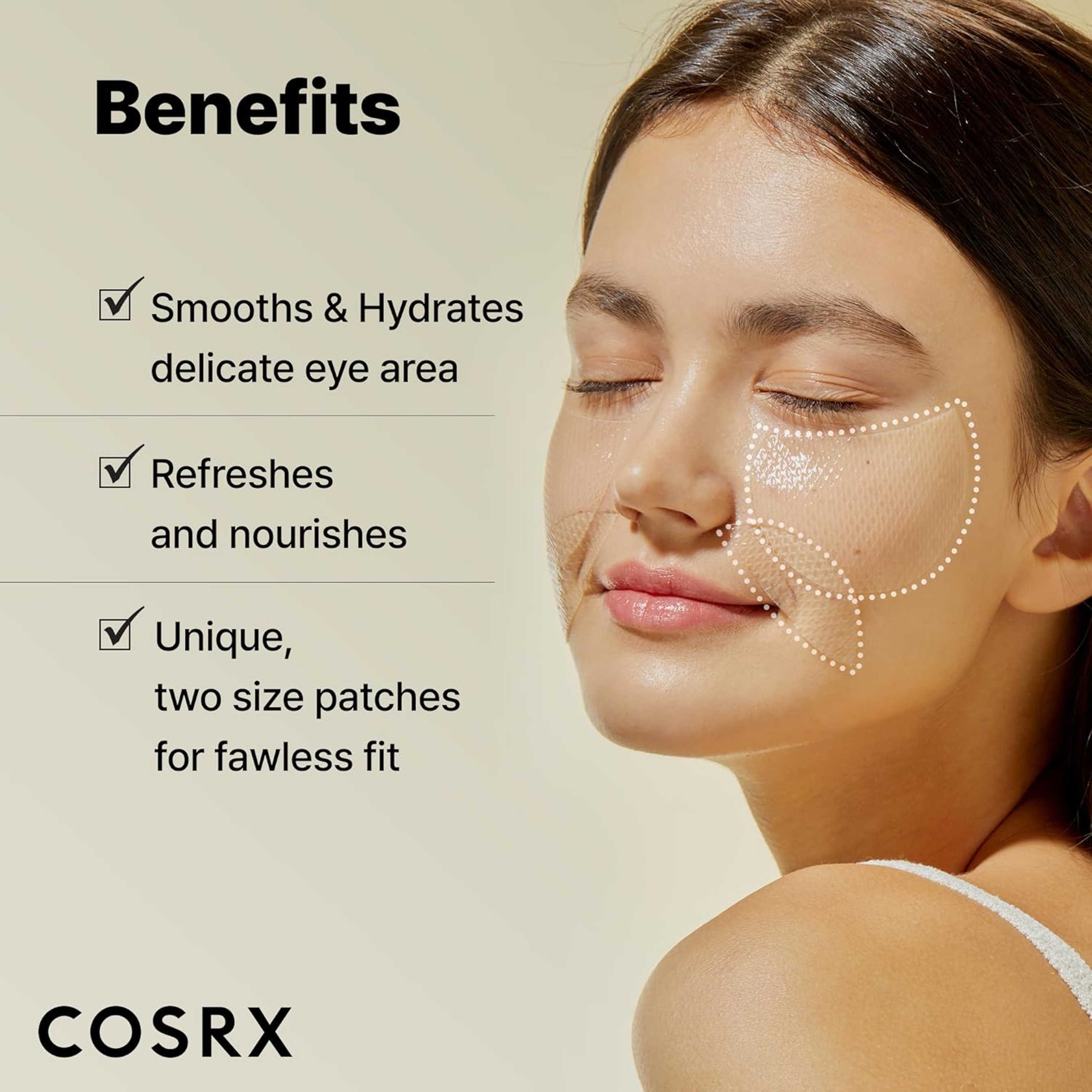 Cosrx Advanced Snail Mucin Hydrogel Eye Patch 60 Count - Hydrating Under Eye Patches for Fine Lines 5