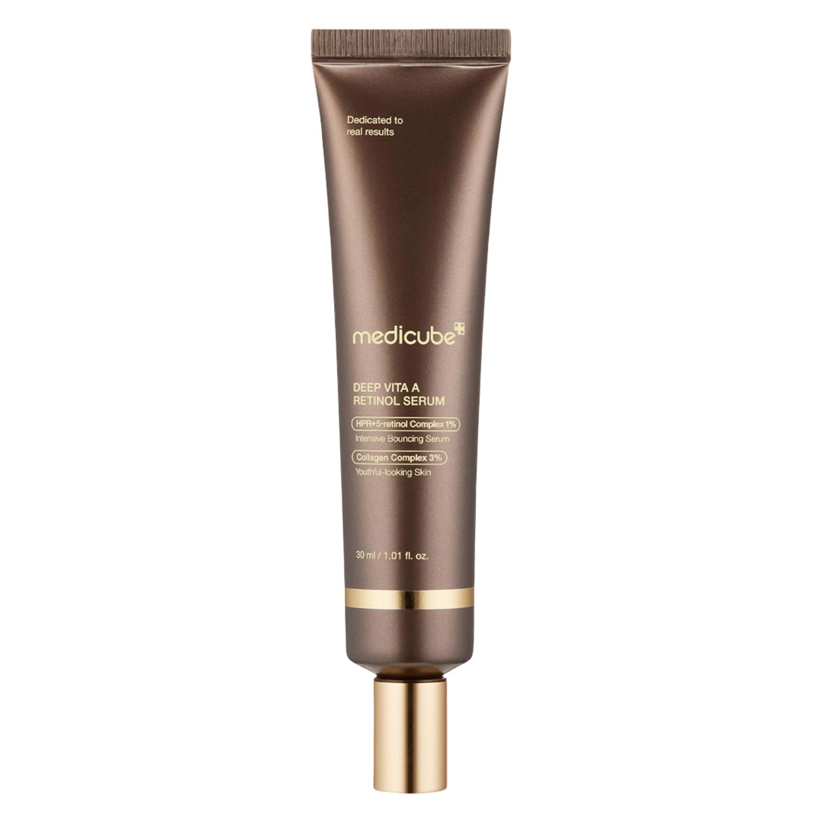 Medicube Deep Vita A Retinol Serum 1.01 fl.oz - Deep Reviving Bakuchiol & Retinol Serum for Fine Lines, Uneven Skin 1