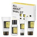 Cosrx All About Snail Mucin Korean Skin Care Set - Mini Travel Set with Snail Mucin Face Wash, Serum, Moisturizer & Eye Cream 1