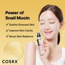 Cosrx All About Snail Mucin Korean Skin Care Set - Mini Travel Set with Snail Mucin Face Wash, Serum, Moisturizer & Eye Cream 6