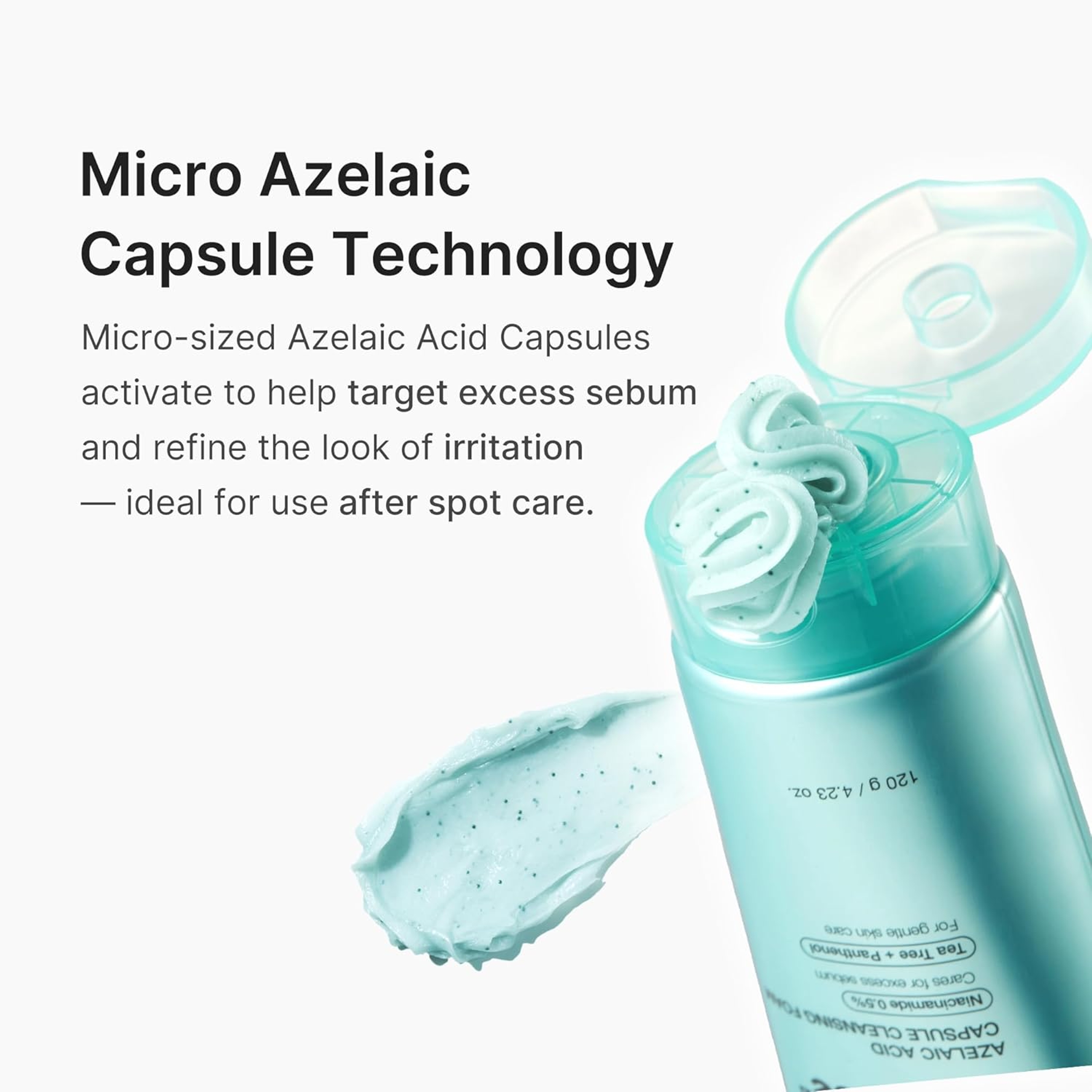 Medicube Azelaic Acid Capsule Cleansing Foam 4.23 fl.oz - Soothing Daily Foam Cleanser for Troubled Skin 5