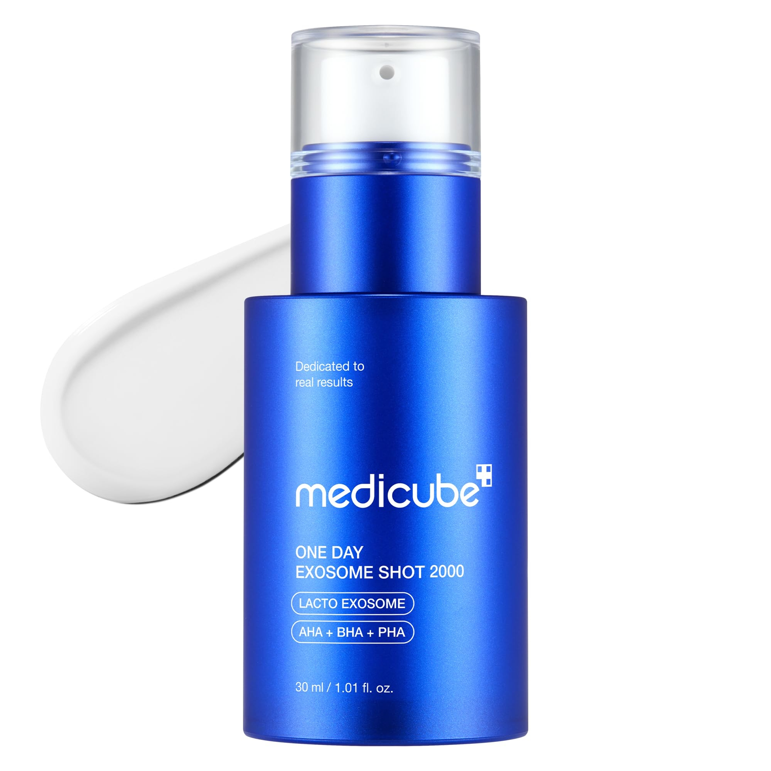 Medicube One Day Exosome Shot 2000 -  Liquid Skin Booster Serum with Exosome, AHA+BHA+PHA 1.01 fl.oz 1