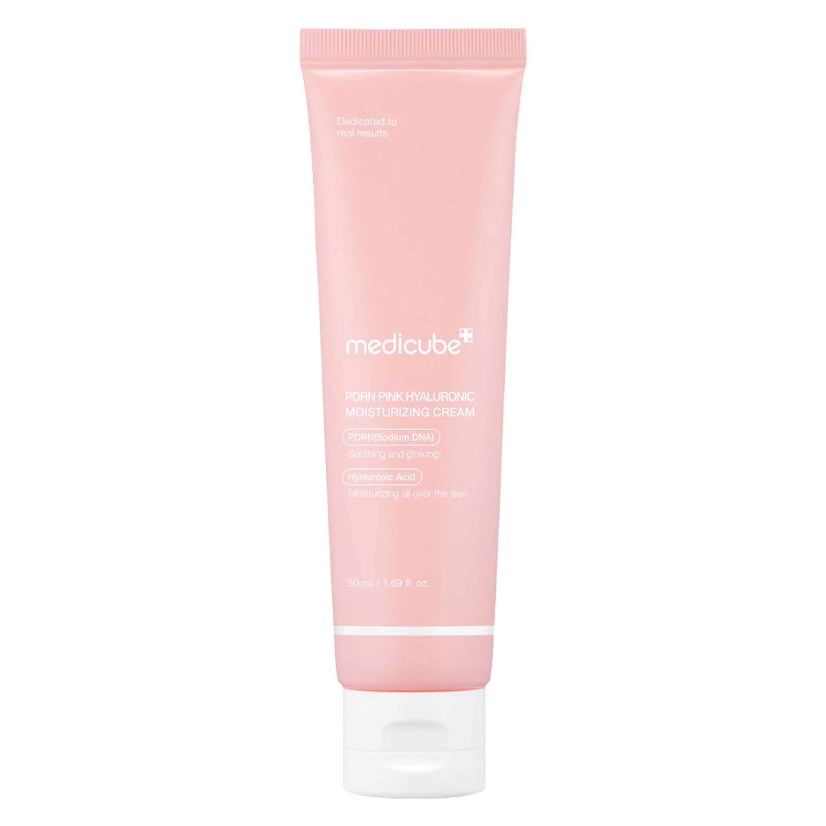 Medicube PDRN Pink Hyaluronic Moisturizing Cream 1.69 fl.oz - Restores Skin Elasticity & Glow 1