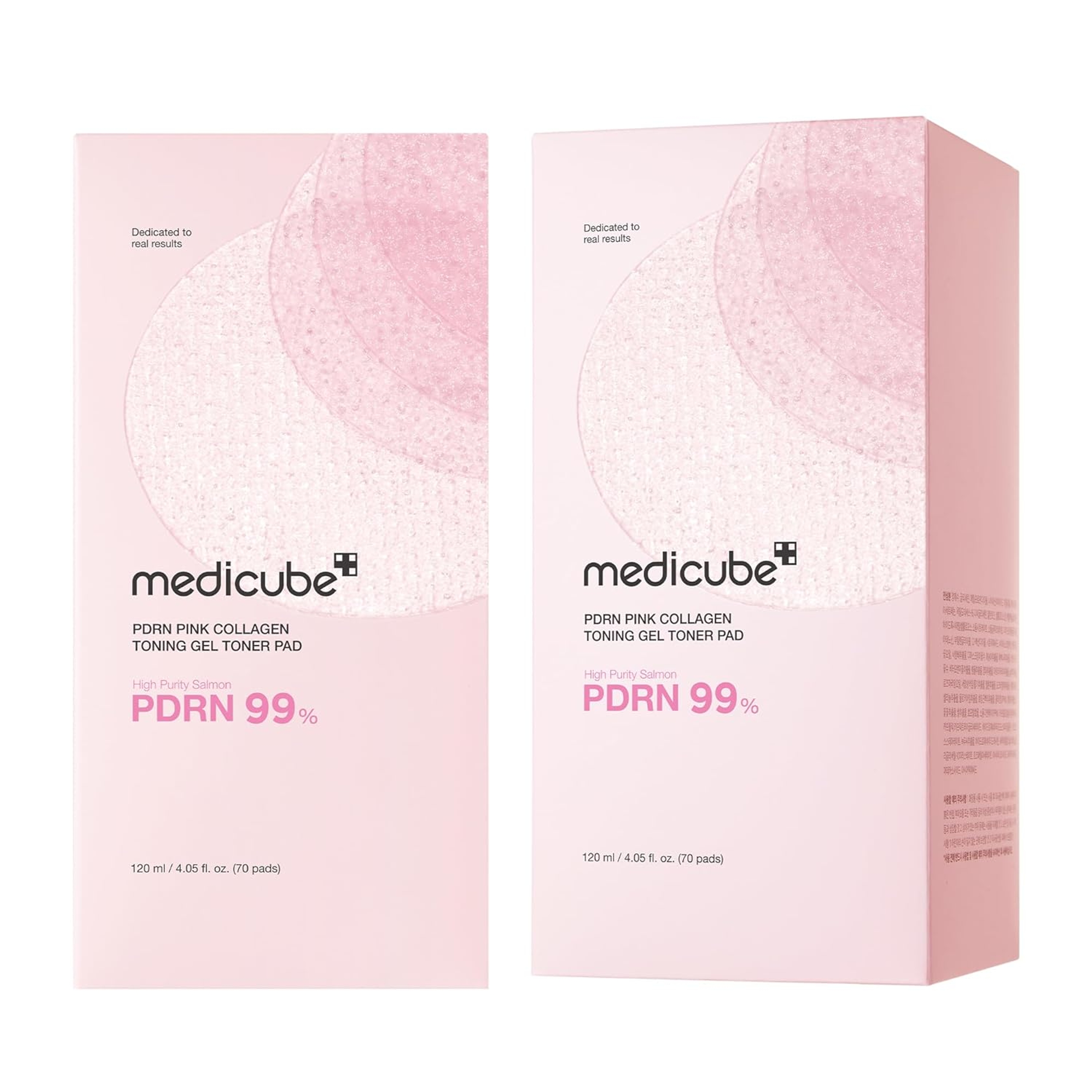 Medicube PDRN Pink Collagen Toning Gel Toner Pad 4.05 fl.oz (70 Pads) - Salmon DNA Jelly Pad for Uneven Skin Tone 9