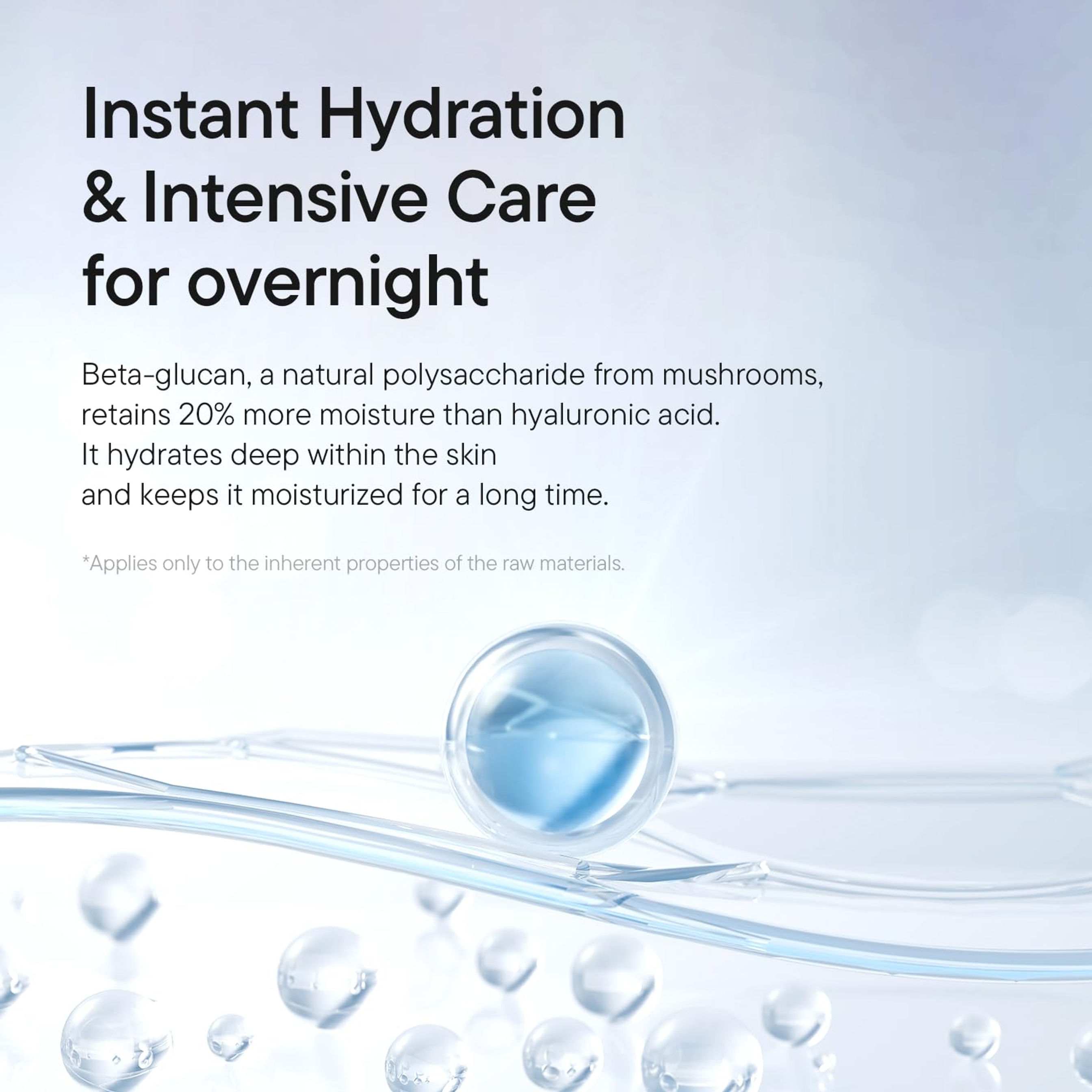 iUNIK Beta-Glucan Power Moisture Serum - Deep Hydration Vegan Serum for Dry, Mature & Sensitive Skin 1.69 fl.oz 3