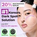 Jumiso 20% Niacinamide Dark Spot Serum - TXA & Glutathione Serum Helps Even Skin Tone 1.35 fl.oz 2