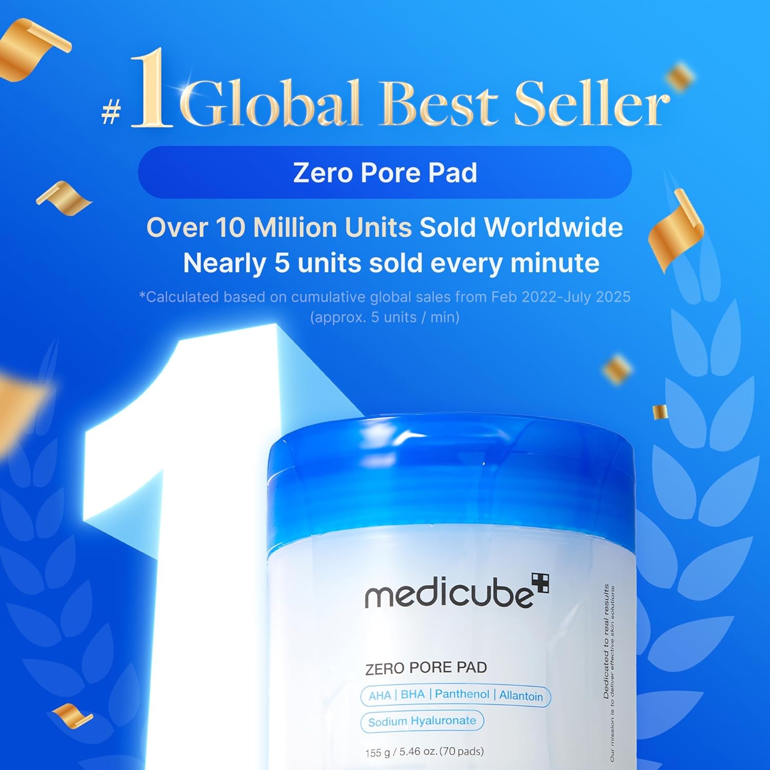 Medicube Zero Pore Pad 5.46 oz (70 Pads) - Dual-Textured Toner Pads for Exfoliation and Pore Care 2