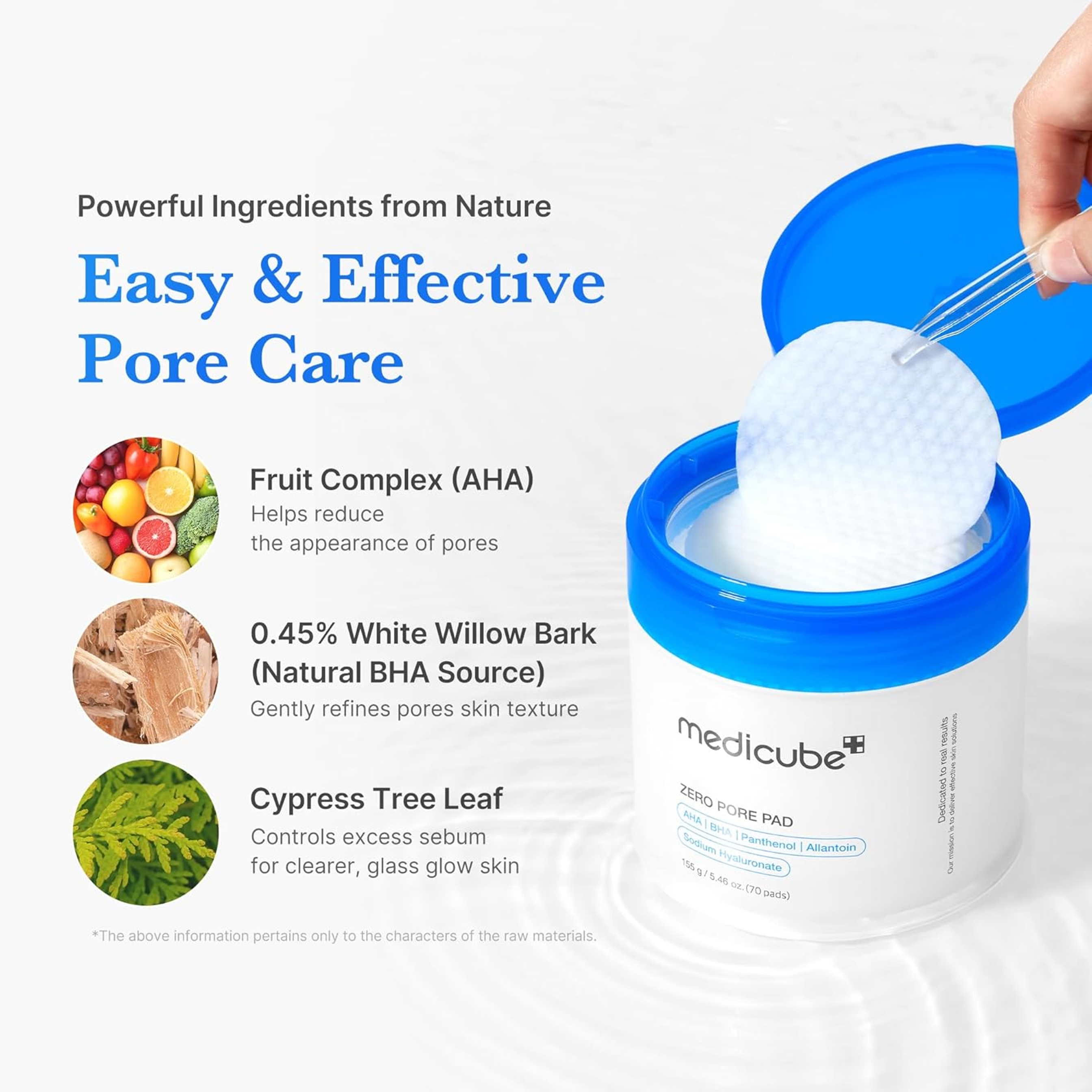 Medicube Zero Pore Pad 5.46 oz (70 Pads) - Dual-Textured Toner Pads for Exfoliation and Pore Care 4