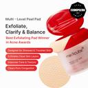 Medicube Red Succinic Peeling Pad 5.46 fl.oz (70 Pads) - Exfoliating Toner Pad for Breakout-Prone Skin 2