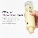 Medicube Age-R Glutathione Glow Toner 4.73 fl.oz - Low-Irritation Double Layer Toner for Glass Glow Skin 4