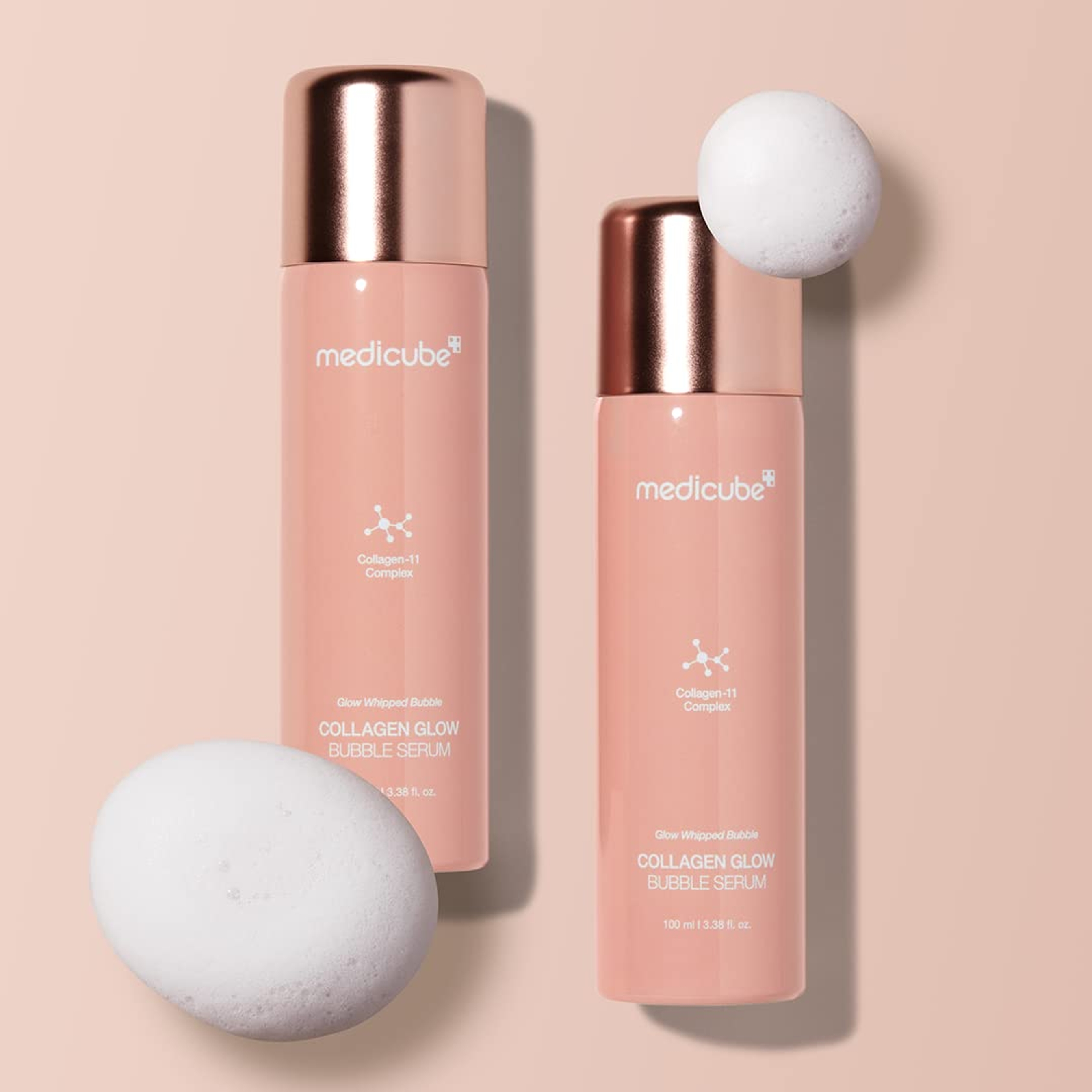 Medicube Collagen Glow Bubble Serum 3.38 fl.oz - Fast-Absorbing Bubble-type Serum for a 24h Glow & Lifted Look 7