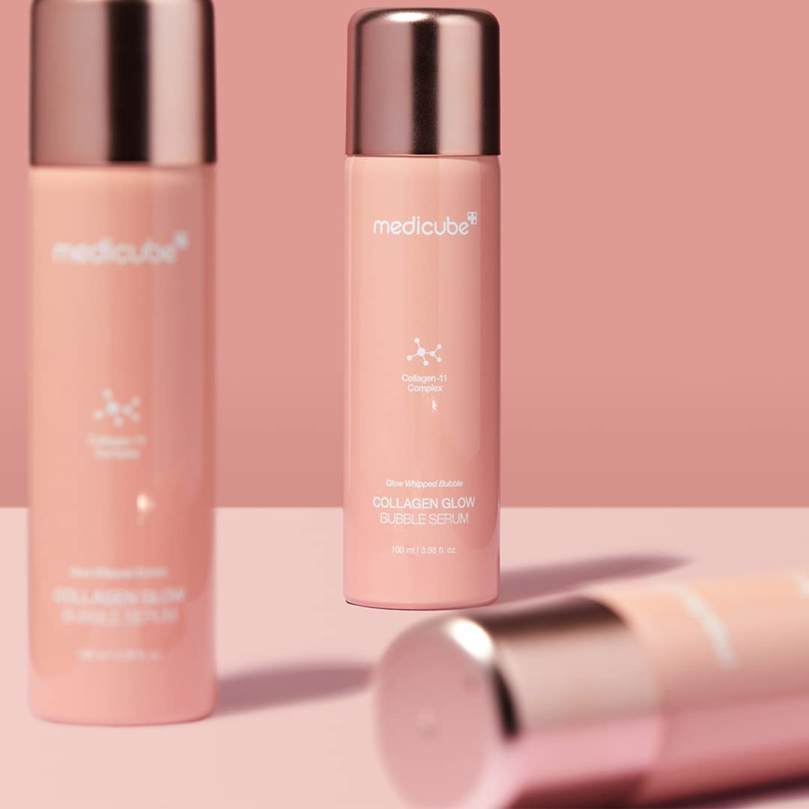 Medicube Collagen Glow Bubble Serum 3.38 fl.oz - Fast-Absorbing Bubble-type Serum for a 24h Glow & Lifted Look 3