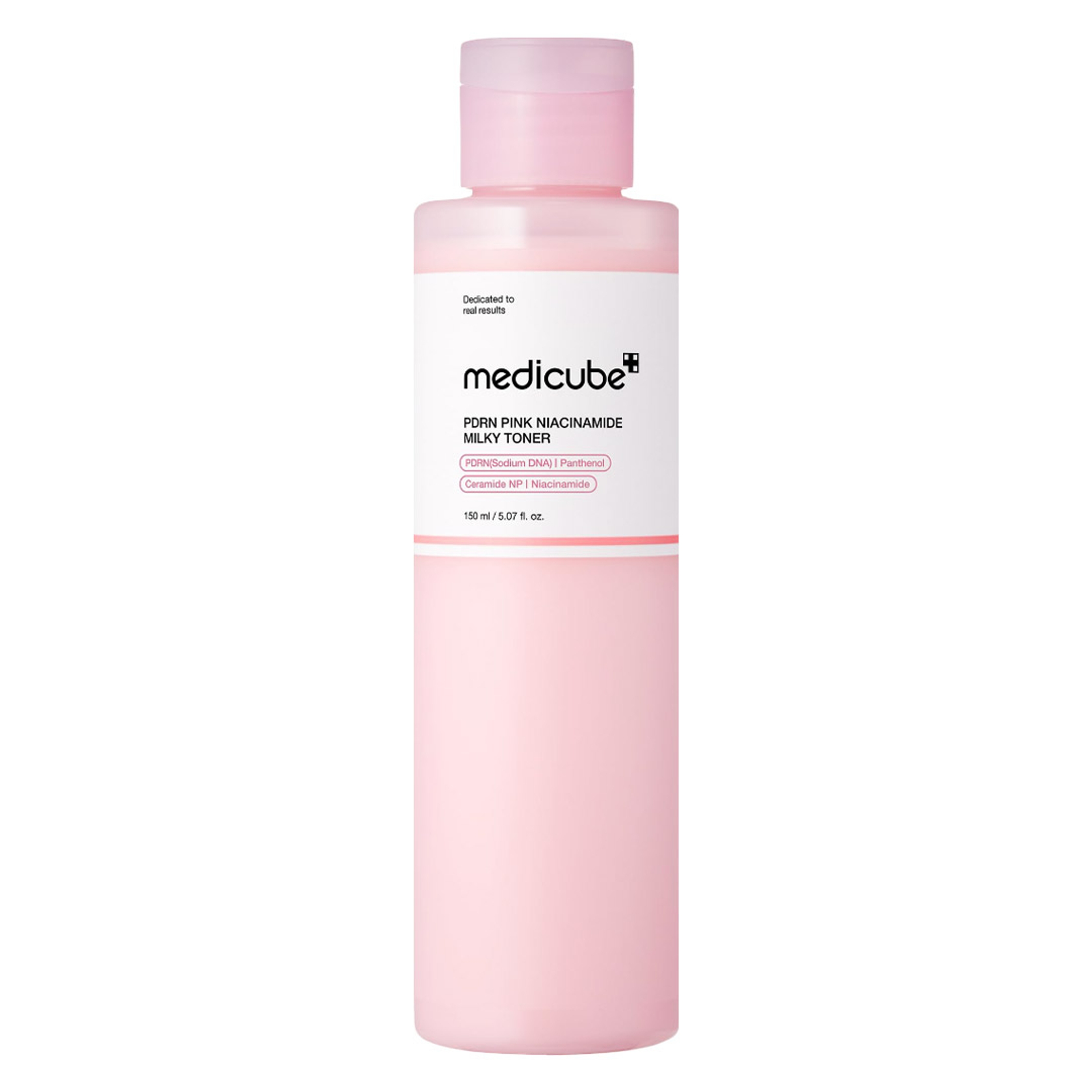 Medicube PDRN Pink Niacinamide Milky Toner 5.07 fl.oz - Salmon DNA Toner for Hydrating & Soothing 1