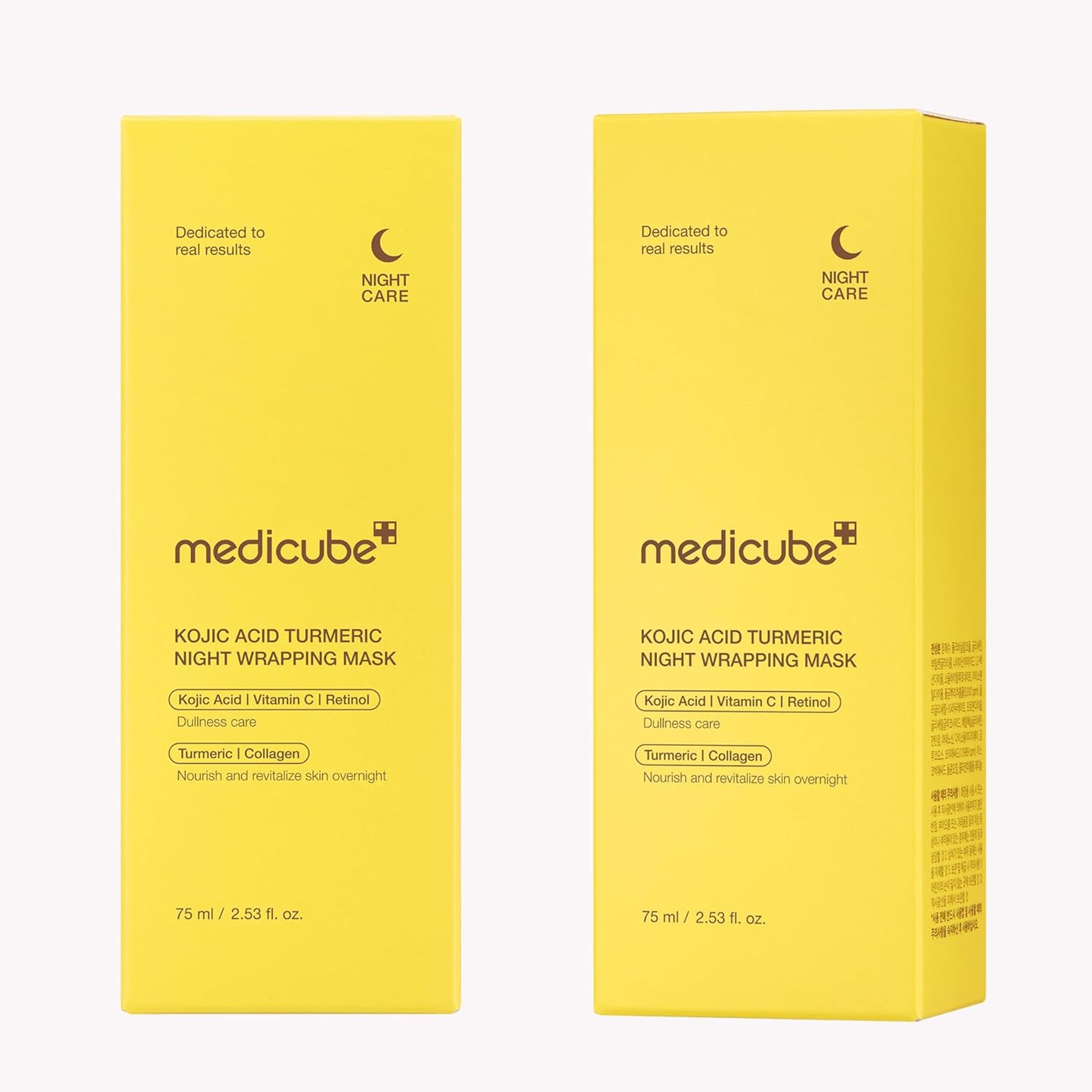 Medicube Kojic Acid Turmeric Night Wrapping Mask 2.53 fl.oz - Overnight Peel Off Facial Mask for a Glowing Complexion 9