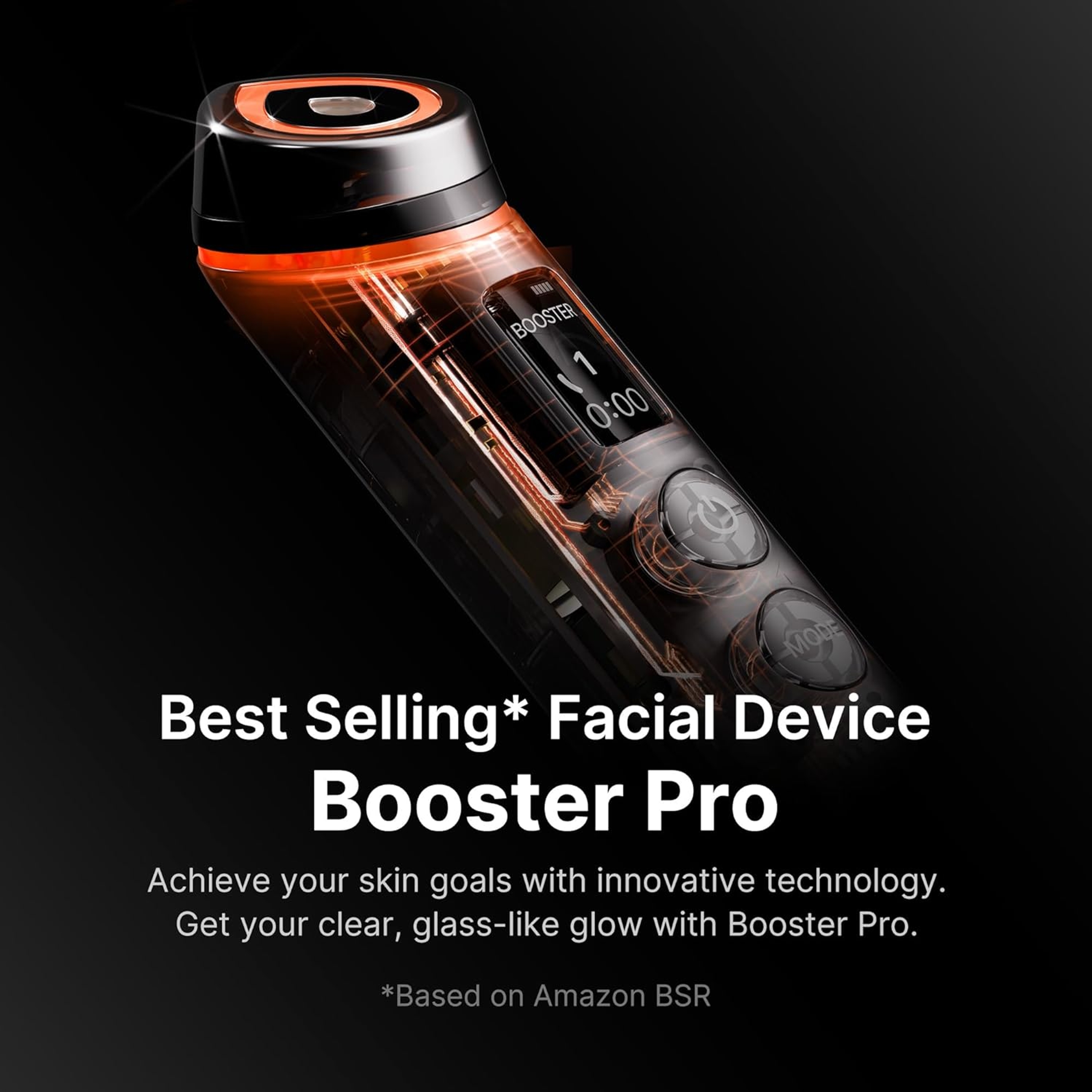 Medicube Booster Pro, Black, 1 Count - 6-in-1 Real Glass Glow Beauty Massager 2