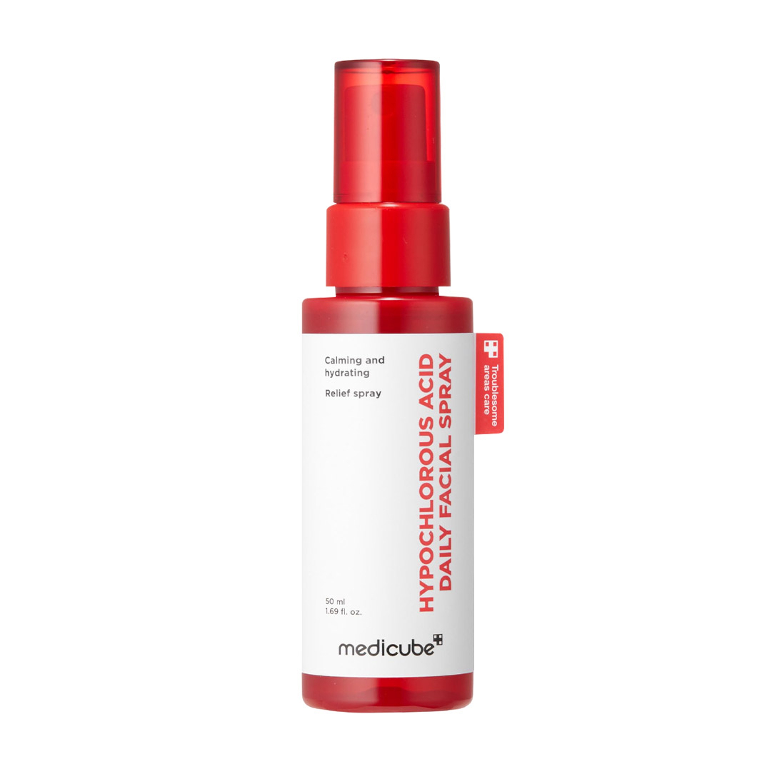 Medicube Hypochlorous Acid Daily Facial Spray 1.69 fl.oz - Soothing & Calming Facial Mist for All Skin Types, Delicate Skin 1
