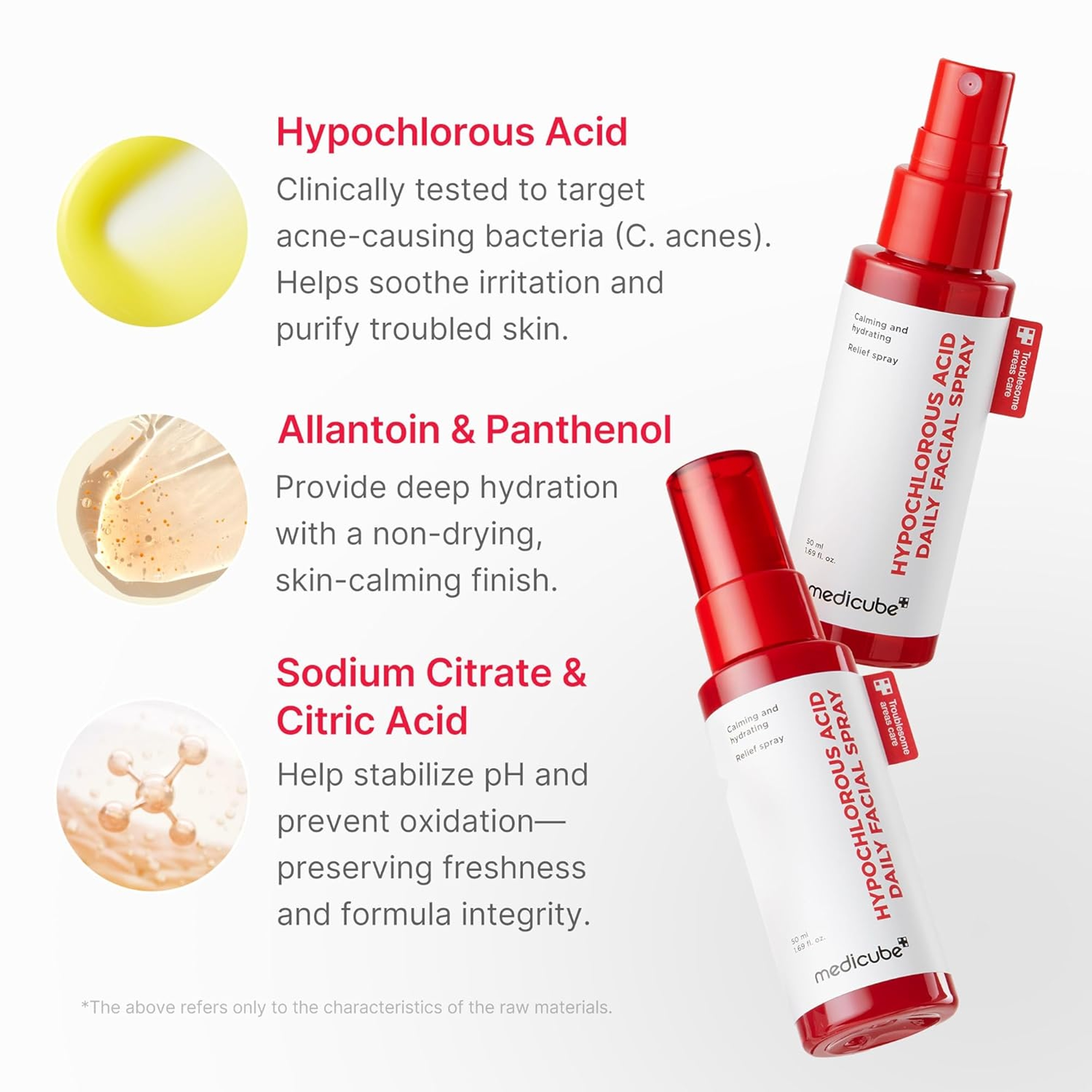 Medicube Hypochlorous Acid Daily Facial Spray 1.69 fl.oz - Soothing & Calming Facial Mist for All Skin Types, Delicate Skin 3