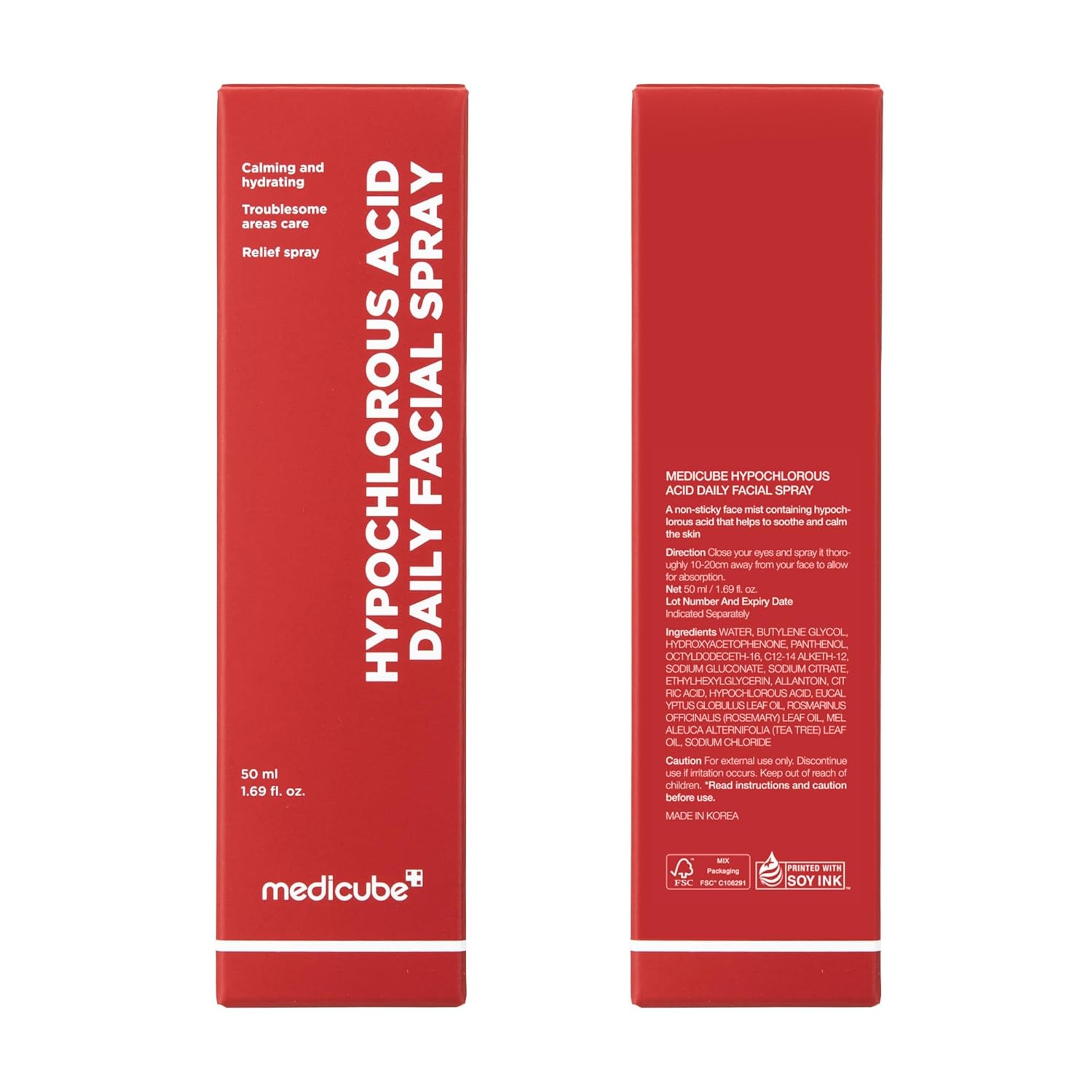 Medicube Hypochlorous Acid Daily Facial Spray 1.69 fl.oz - Soothing & Calming Facial Mist for All Skin Types, Delicate Skin 9