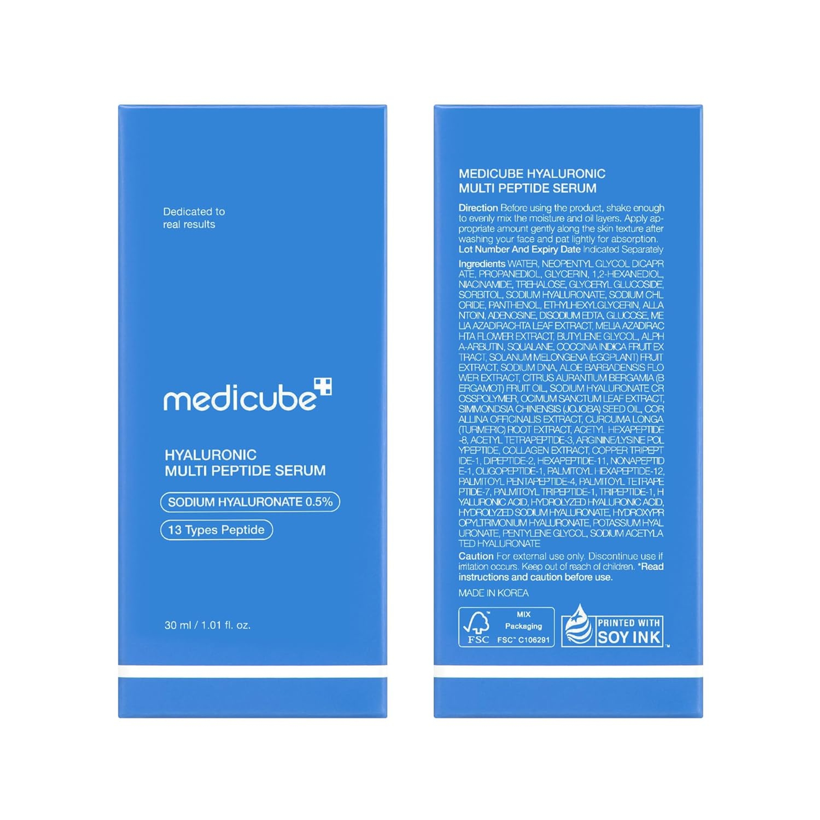 Medicube Hyaluronic Multi Peptide Serum 1.01 fl.oz - Lightweight Water Plumping Radiant Facial Serum for All Skin Type 8