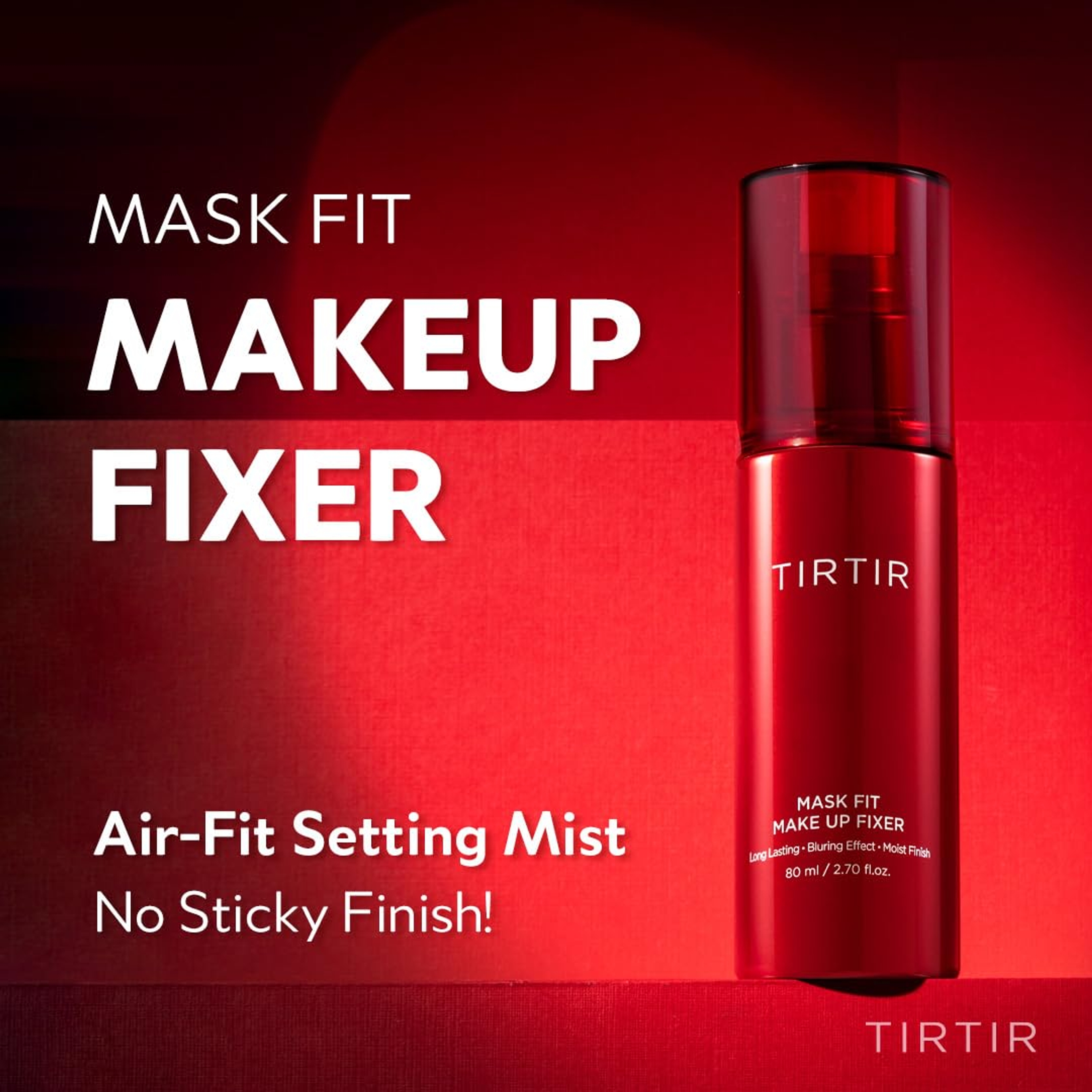 Tirtir Mask Fit Make Up Fixer 2.70 fl.oz - 24H Transfer-Resistant Lightweight Non-Greasy Makeup Setting Spray 2