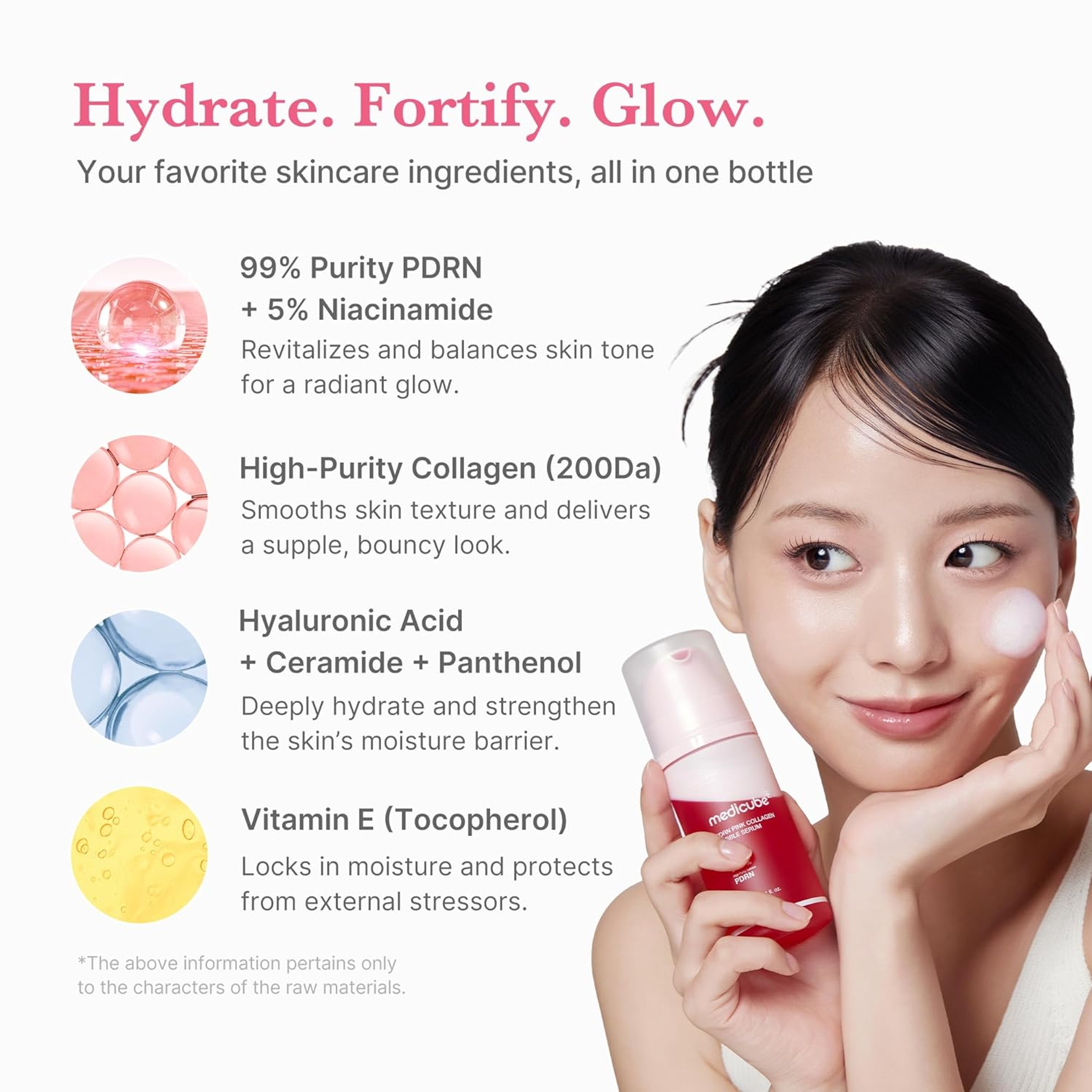 Medicube PDRN Pink Collagen Bubble Serum 3.21 fl.oz - Bubble-to-Glow Firming Serum for Radiant, Plump Skin 12