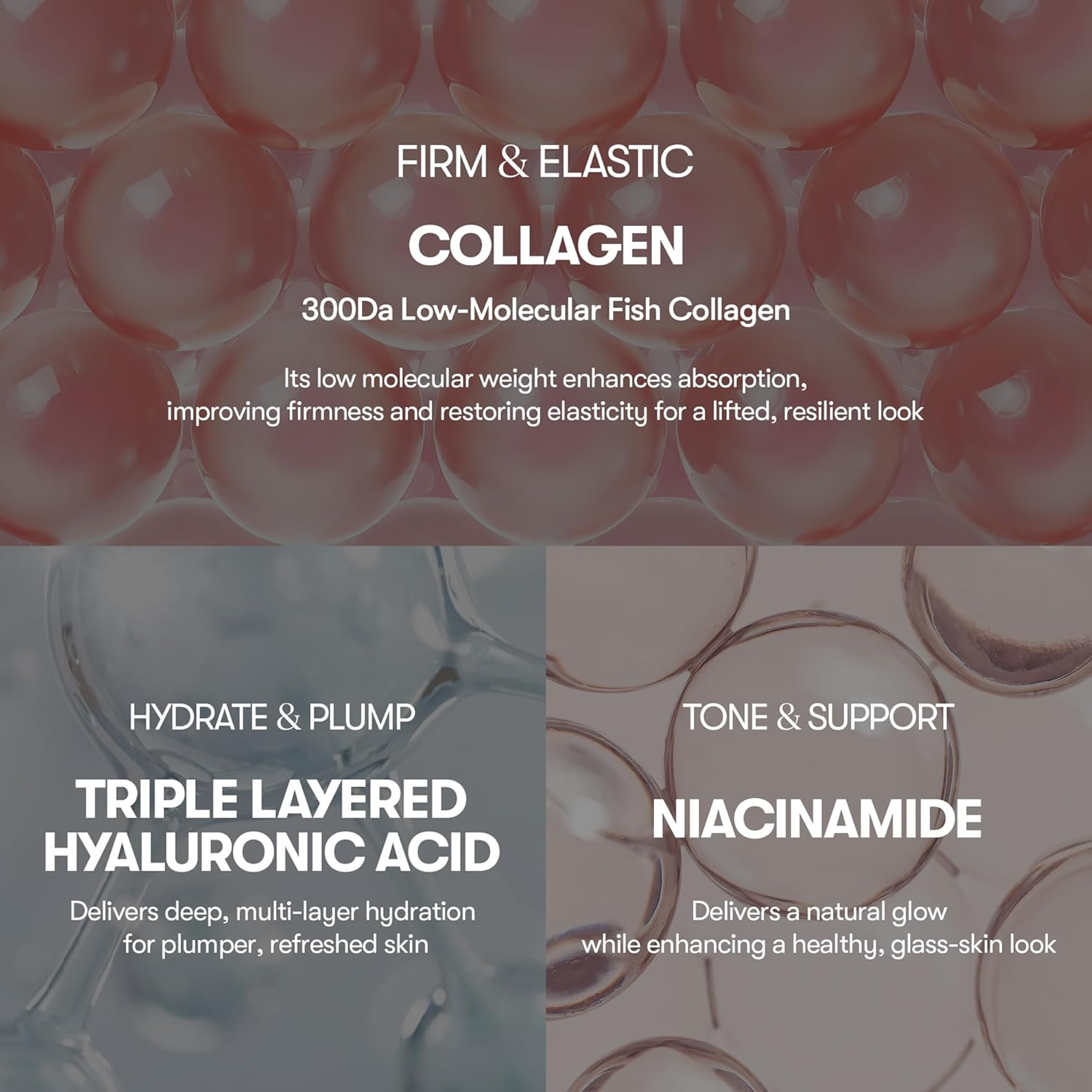 VT Cosmetics CICA Collagen Mask 30 Count - 300Da Low Molecular Collagen for Skin Elasticity 3