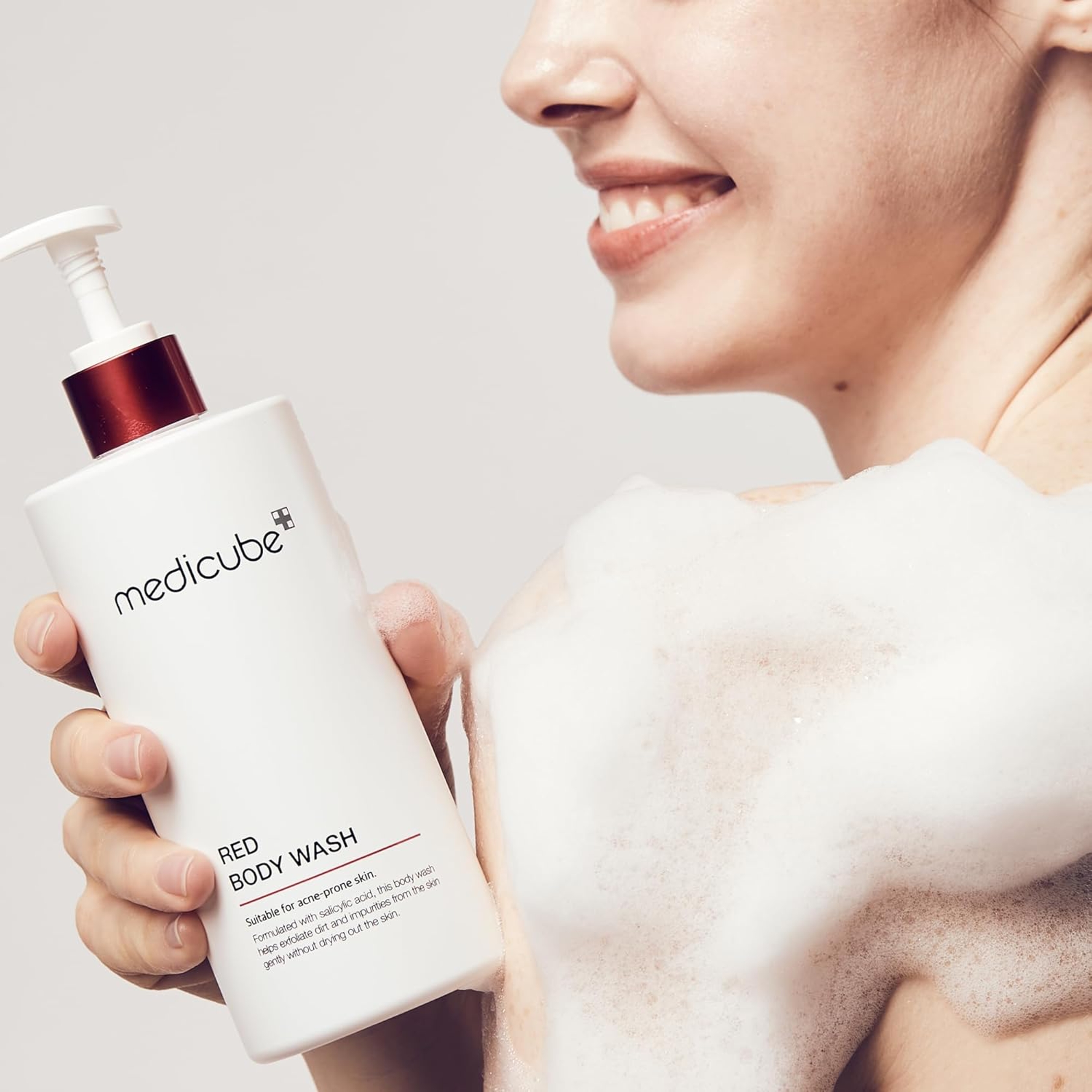 Medicube Red Body Wash 14.10 fl.oz - Low pH and Hydrating Cleanser for Bacne Treatment 3