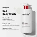 Medicube Red Body Wash 14.10 fl.oz - Low pH and Hydrating Cleanser for Bacne Treatment 4