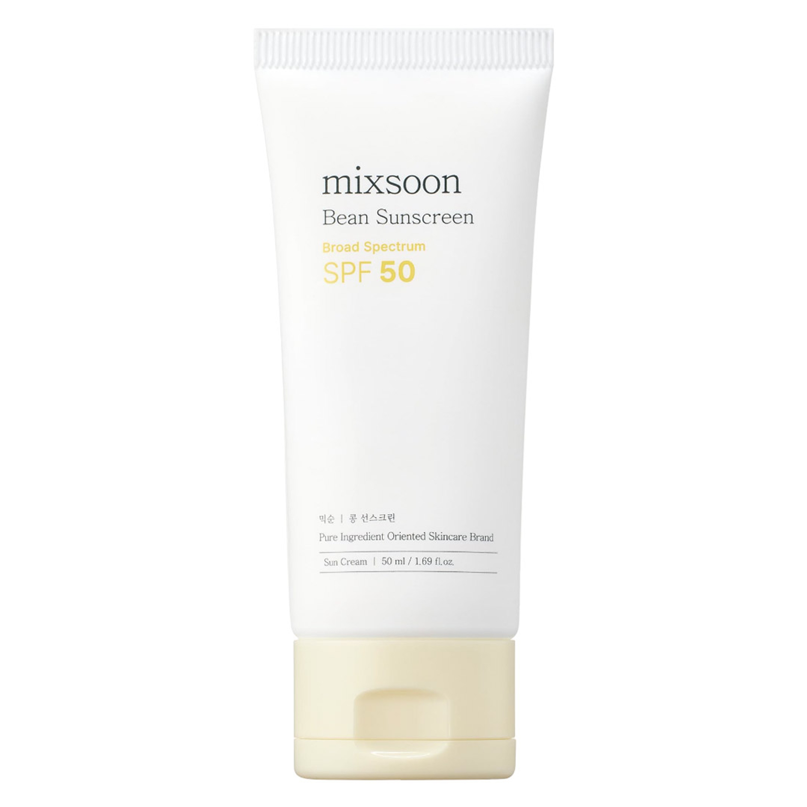 Mixsoon Bean Sunscreen 1.69 fl.oz - Lightweight Airy Texture SPF 50 Sunscreen for Face 1