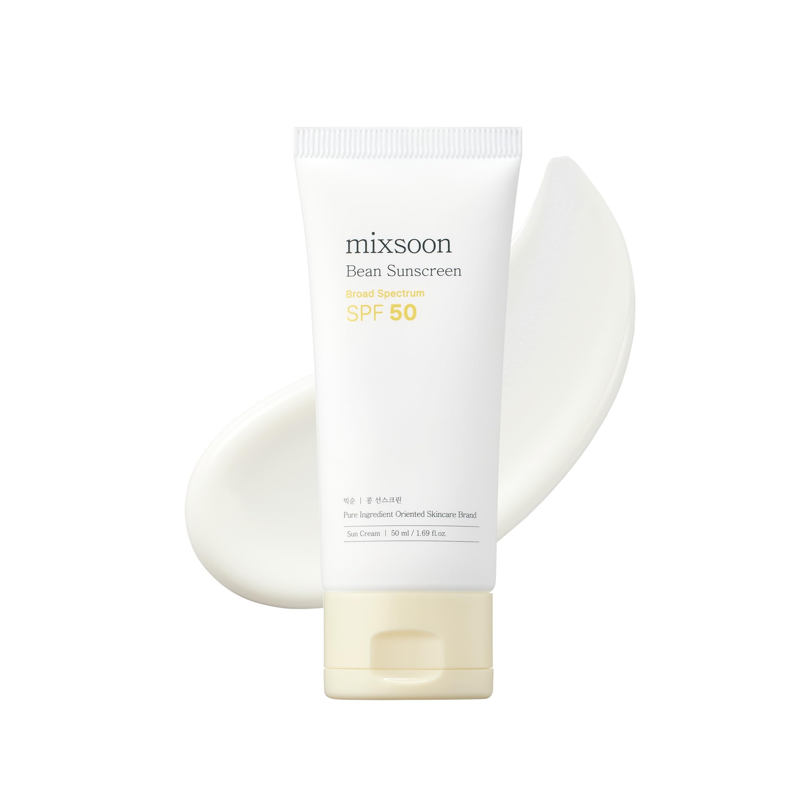 Mixsoon Bean Sunscreen - Lightweight Airy Texture SPF 50 Sunscreen for Face 1.69 fl.oz 1