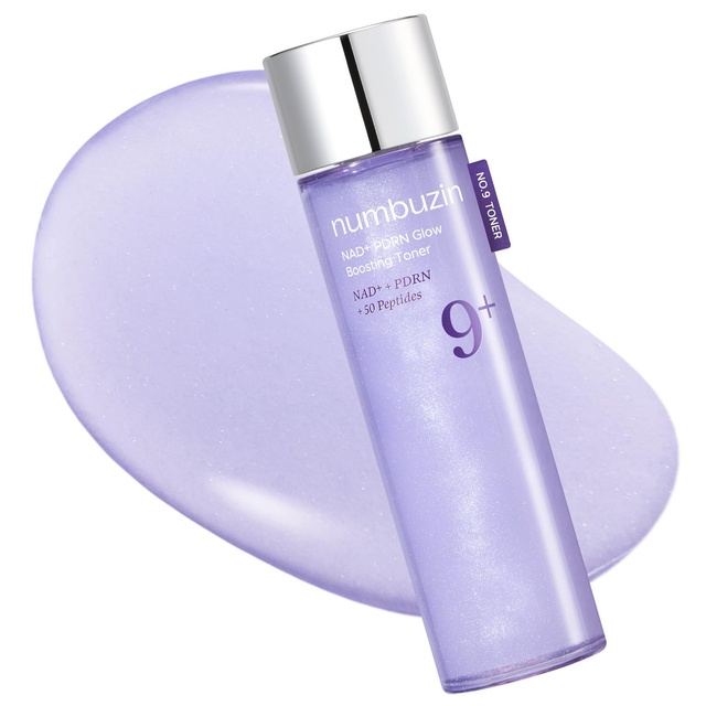 Numbuzin No.9 NAD+ PDRN Glow Boosting Toner - Hydrating & Firming Toner for Wrinkles & Dull Skin 5.07 fl.oz