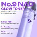 Numbuzin No.9 NAD+ PDRN Glow Boosting Toner - Hydrating & Firming Toner for Wrinkles & Dull Skin 5.07 fl.oz 2